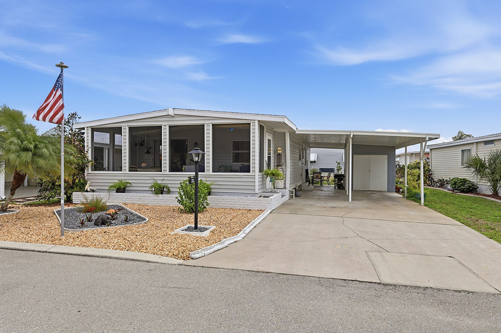 Front at 450 Snead Drive, North Fort Myers, FL 33903, listed by Dan Parker