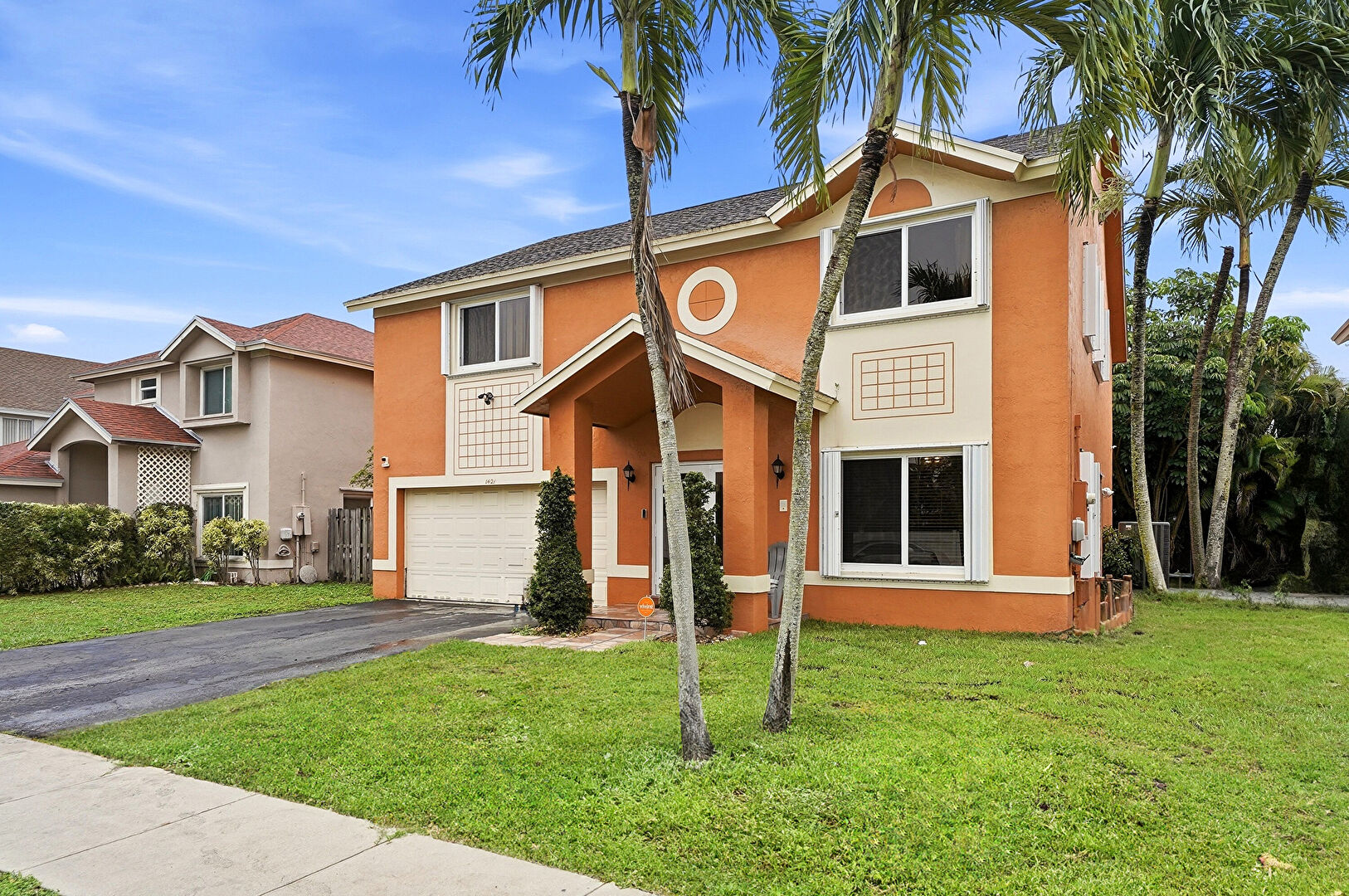 Front at 1421 Southwest 97th Avenue, Pembroke Pines, FL 33025, listed by Charles Baker