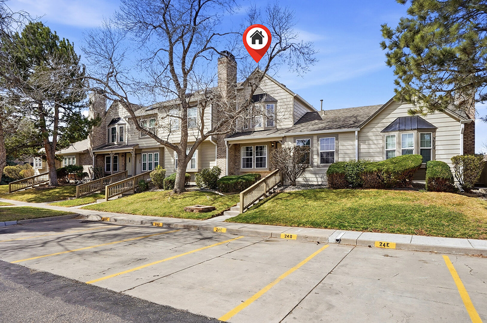 Front at 9624 West Chatfield Avenue Unit #E, Littleton, CO 80128, listed by Matt Brinkhoff