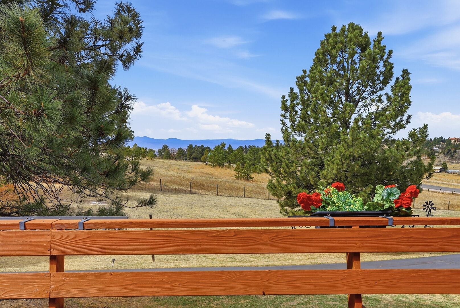 Yard at 8216 East Ponderosa Lane, Parker, CO 80138, listed by Liesja Antieri, MLS ID: 3273041