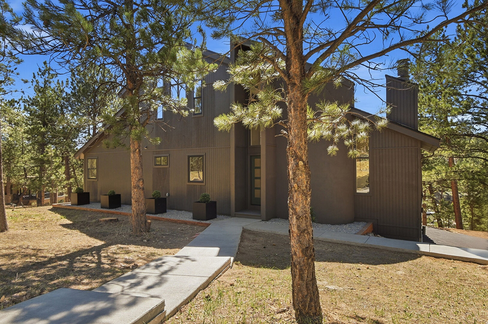 Front at 2861 Olympia Lane, Evergreen, CO 80439, listed by Evan Rice