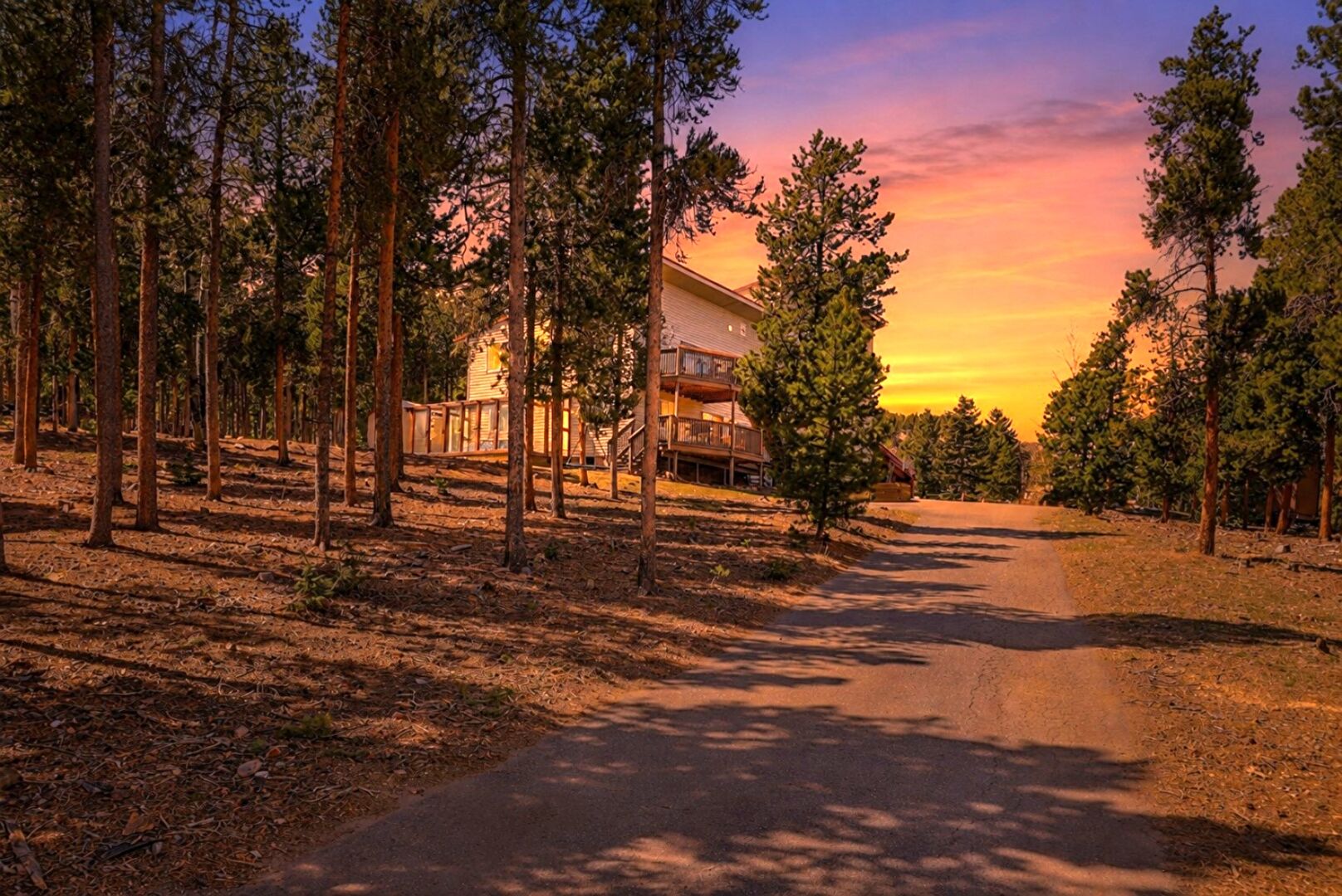 Front at 9225 Sandy Lane, Conifer, CO 80433, listed by Kayla Maathuis, MLS ID: 3640050