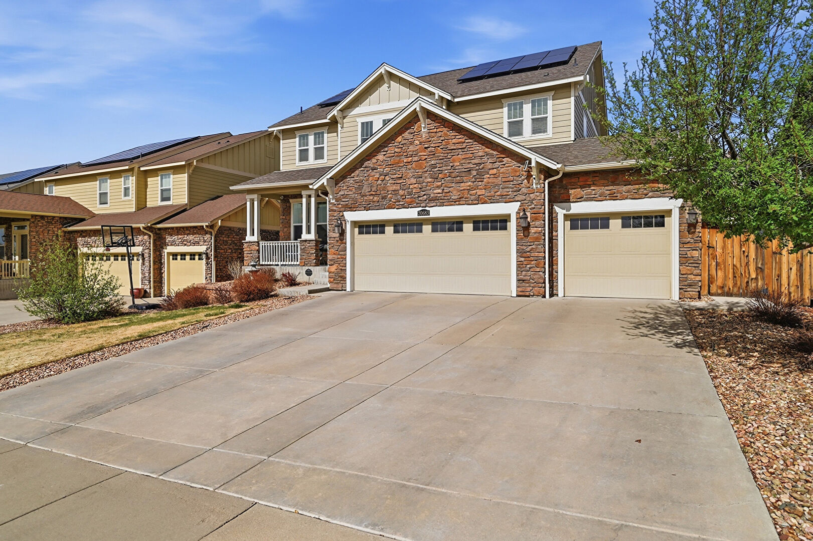 Front at 20683 East Doane Place, Aurora, CO 80013, listed by Kristi Oliva