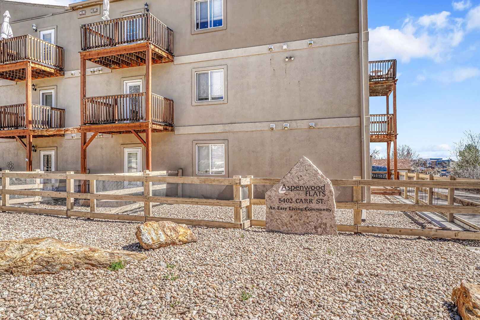 Back at 5402 Carr Street #204, Arvada, CO 80002, listed by Taylor Haas