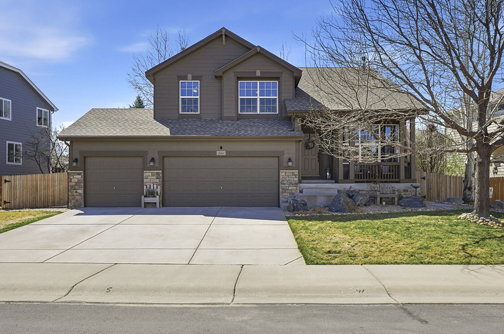Front at 266 Bittern Drive, Johnstown, CO 80534, listed by Terri Ellerington