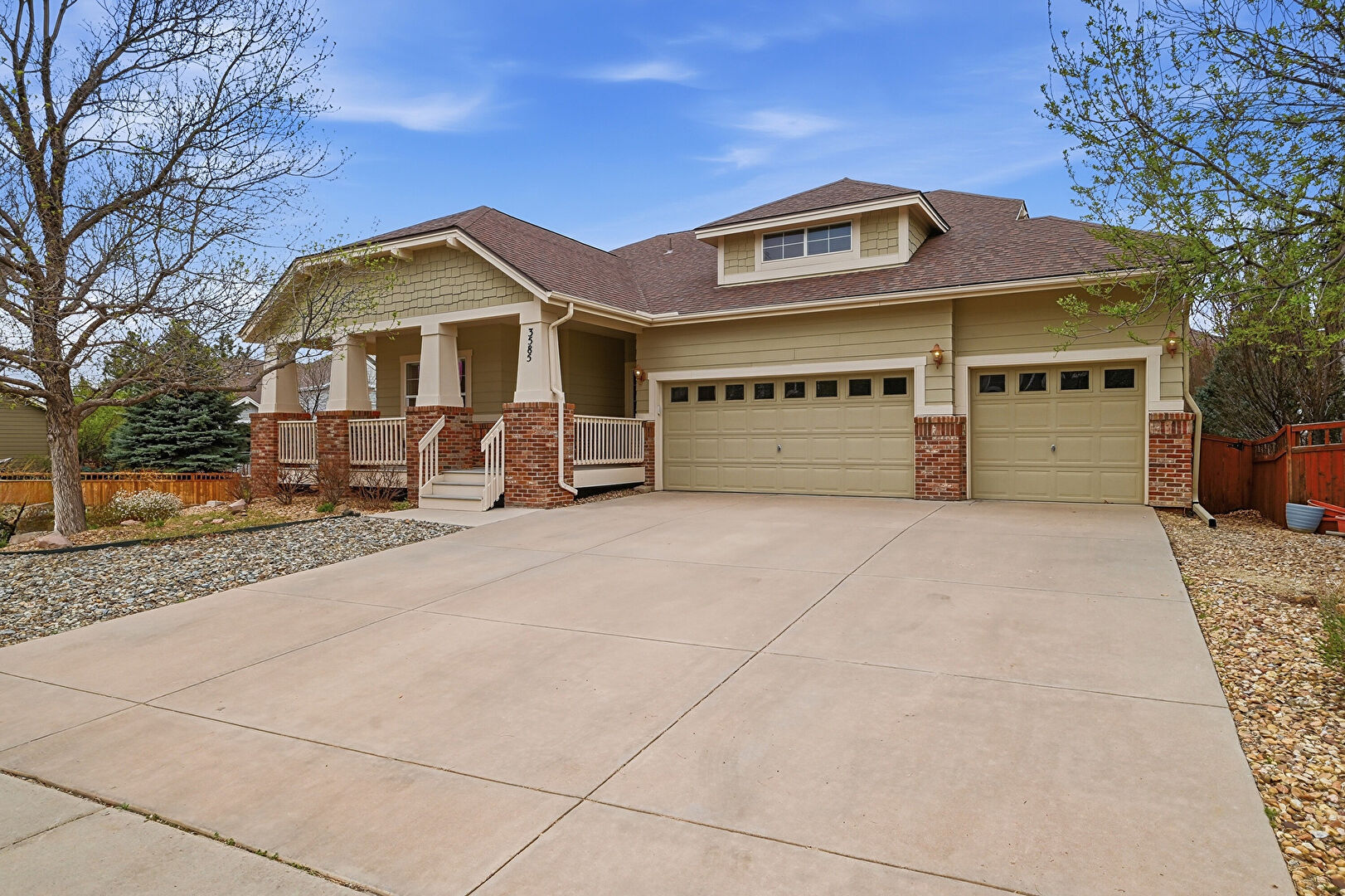 Front at 3585 Sunridge Terrace Drive, Castle Rock, CO 80109, listed by Shawn Engel, MLS ID: 5973567