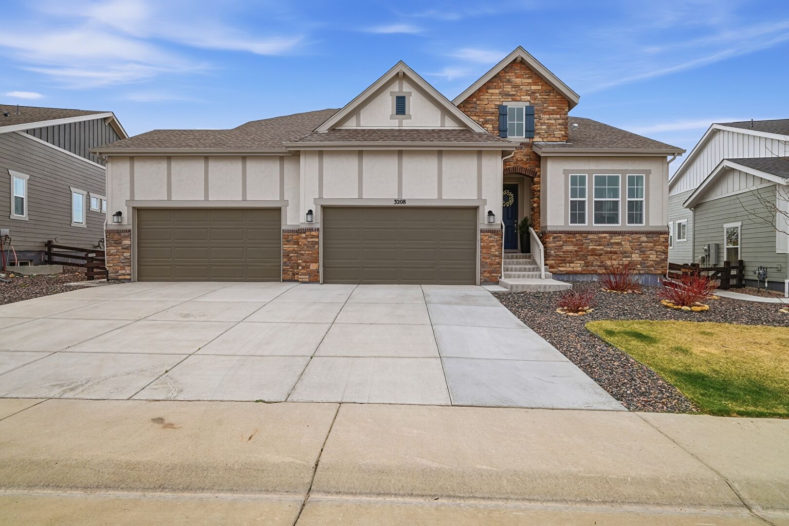 Front at 3208 Carabiner Street, Castle Rock, CO 80108, listed by Lauren Christmas