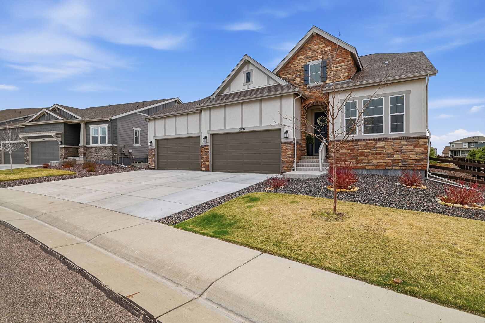 Front at 3208 Carabiner Street, Castle Rock, CO 80108, listed by Lauren Christmas
