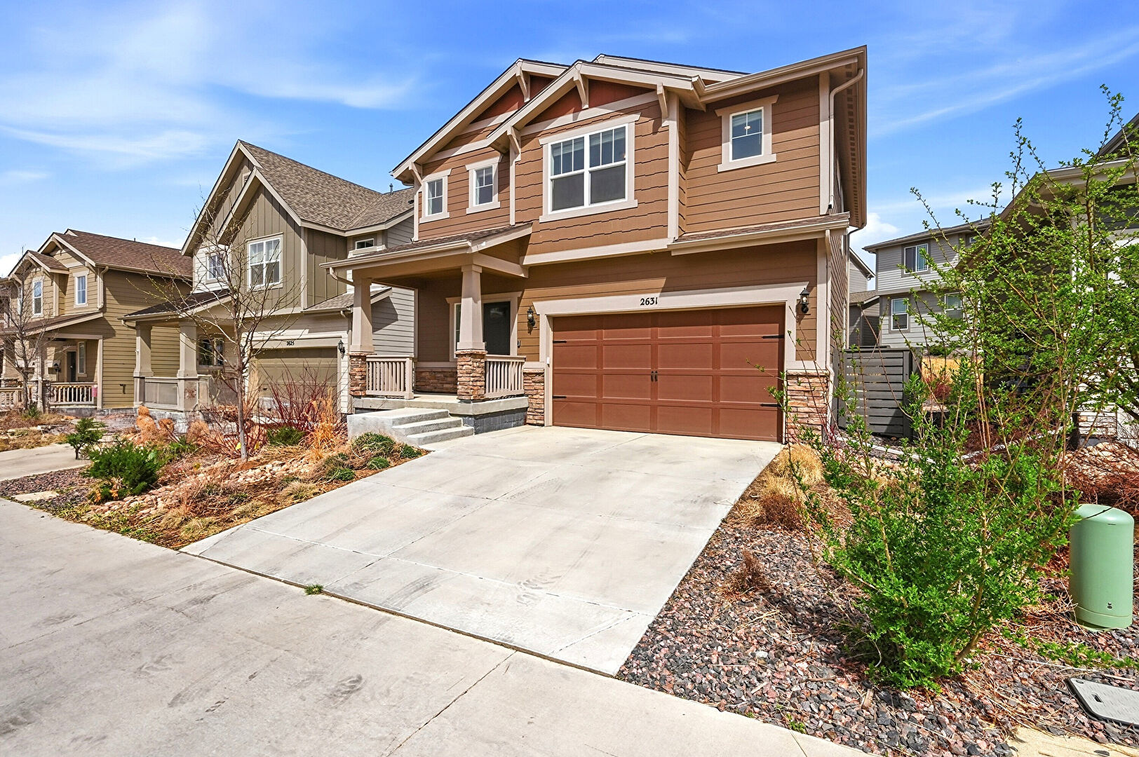 Front at 2631 Silverheels Drive, Loveland, CO 80538, listed by Taylor Haas