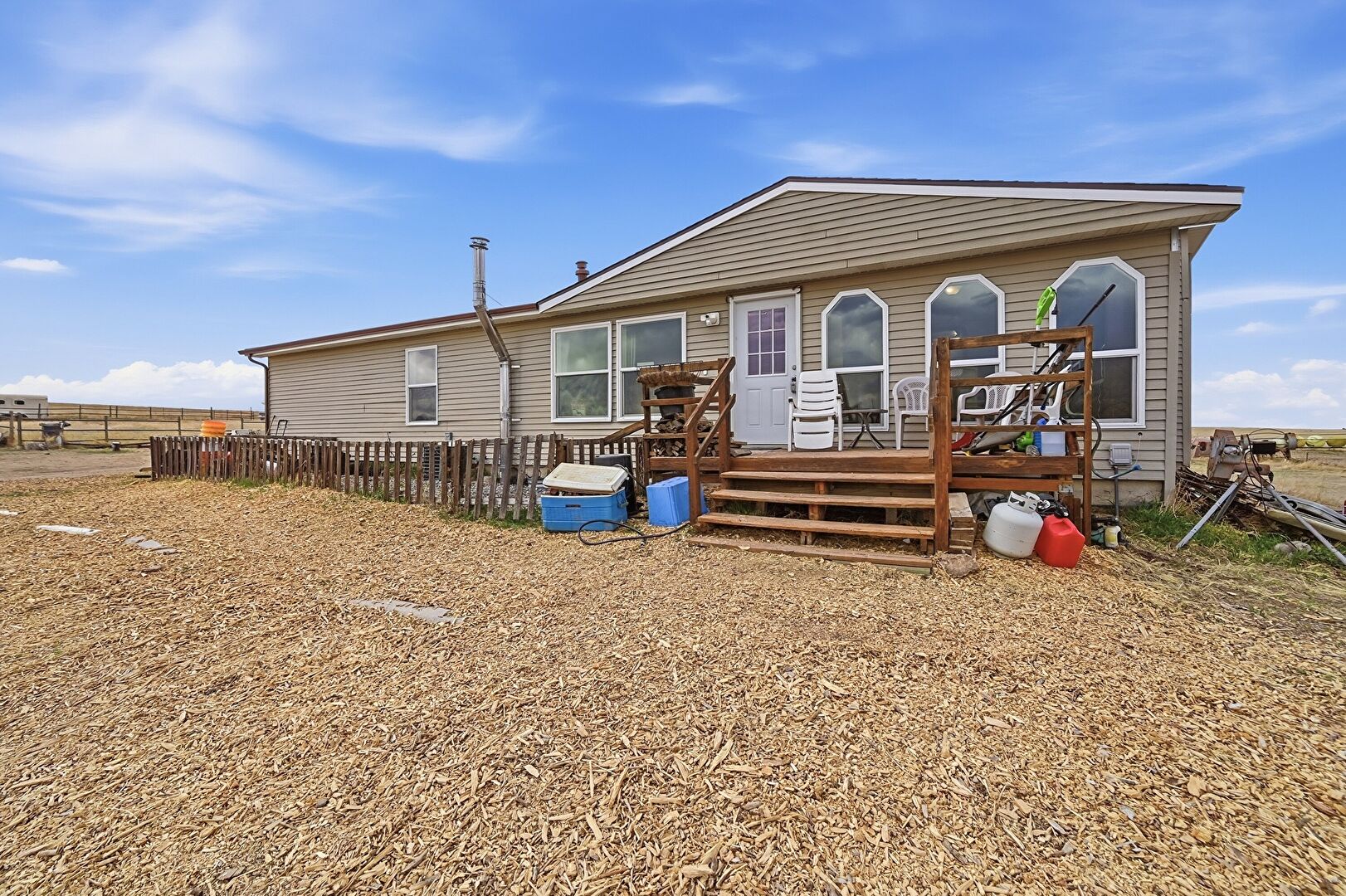 Front at 9151 Sun Country Drive, Elizabeth, CO 80107, listed by Erin Mehojah