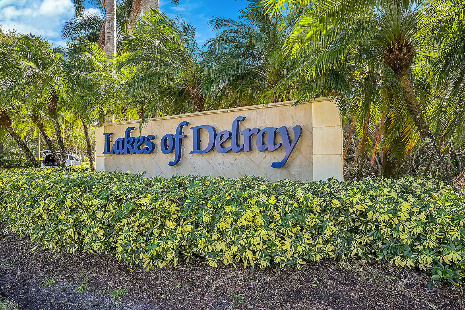 Community Sign at 15342 Lakes of Delray Blvd. Apt 94, Delray Beach, FL 33484, listed by Rose Catinella, MLS ID: A11990369