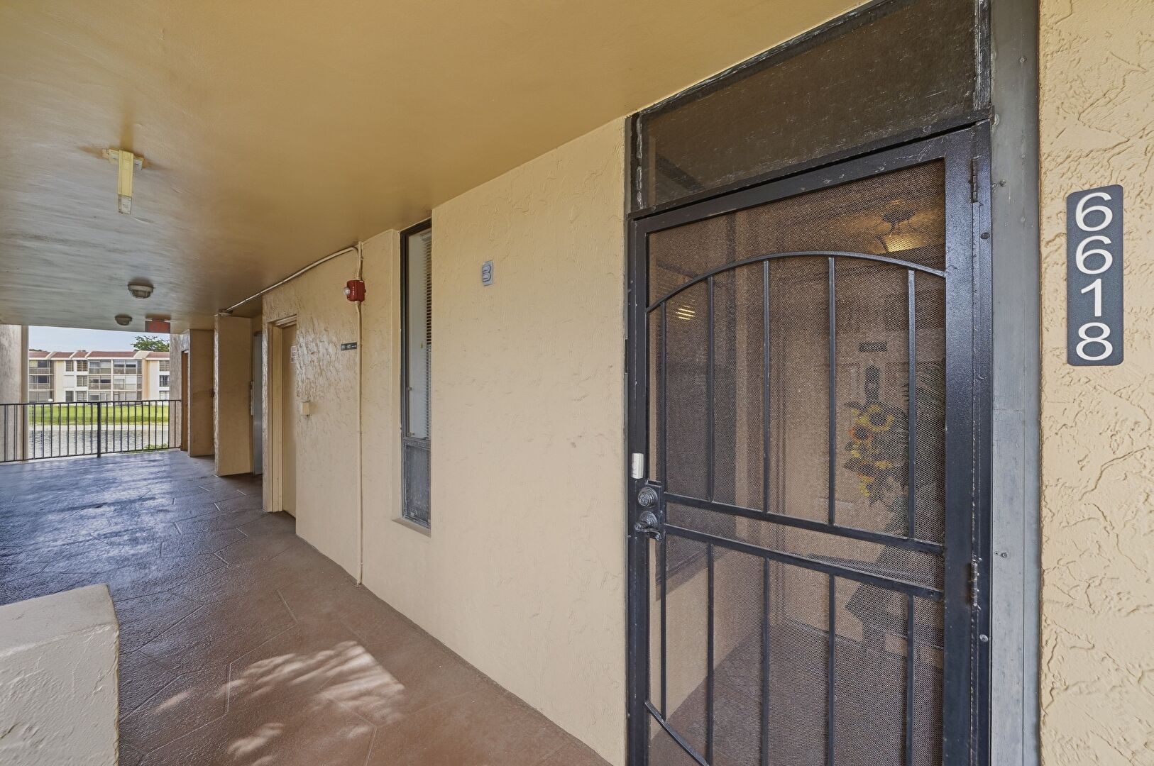 Exterior Entry at 6618 Coral Lake Drive, 206, Margate, FL 33063, listed by Silvia Maruri PA