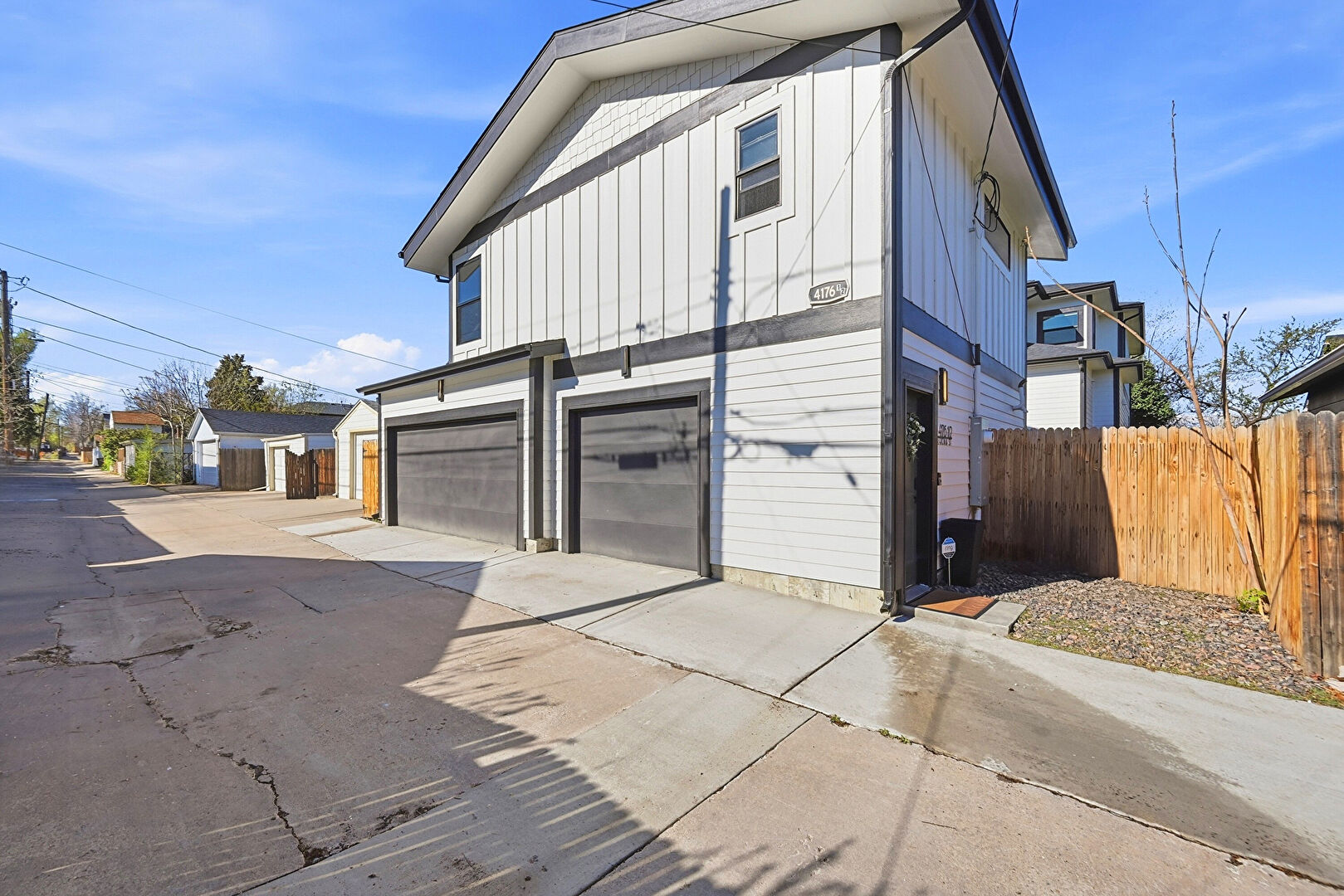 Property Exterior at 4176 Zenobia St, Rear ADU above garage, Denver, CO 80212, listed by Brandon Gossett
