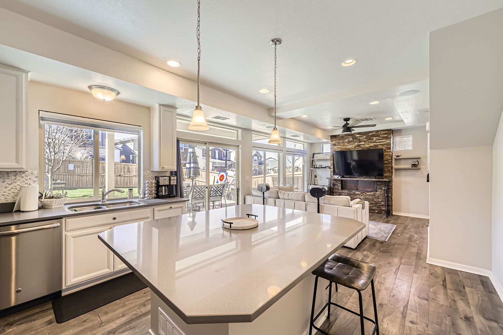 Dining Area at 3744 Celestial Avenue, Castle Rock, CO 80104, listed by Anna Gatiyatova