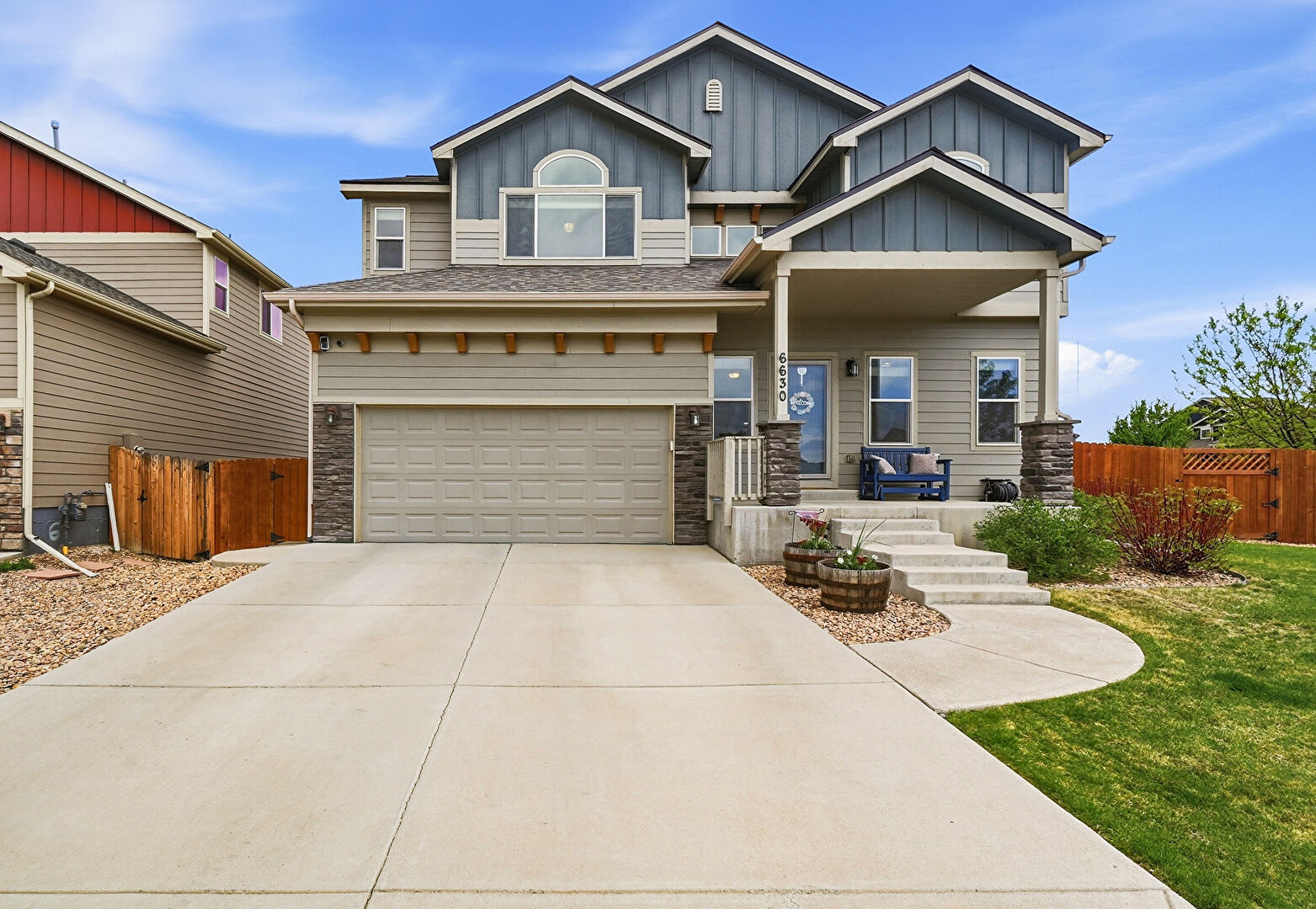 Front at 6630 Blue Spruce Street, Frederick, CO 80530, listed by Keefe Gray, MLS ID: 9445355