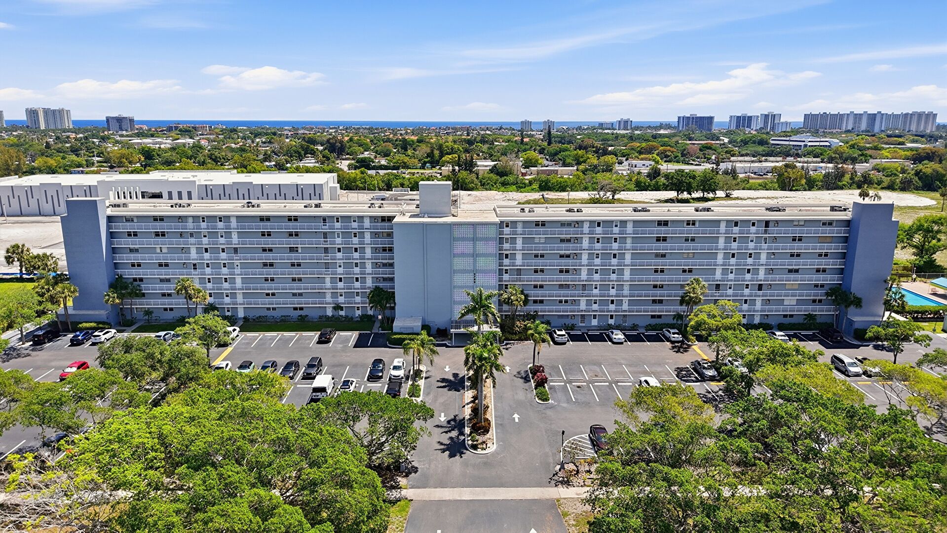 Aerial View at 5700 Northwest 2nd Avenue, 604, Boca Raton, FL 33487, listed by Larry Mastropieri