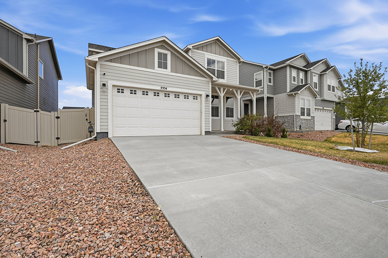Front at 5354 Wagon Hammer Dr, Colorado Springs, CO 80925, listed by Taylor Haas