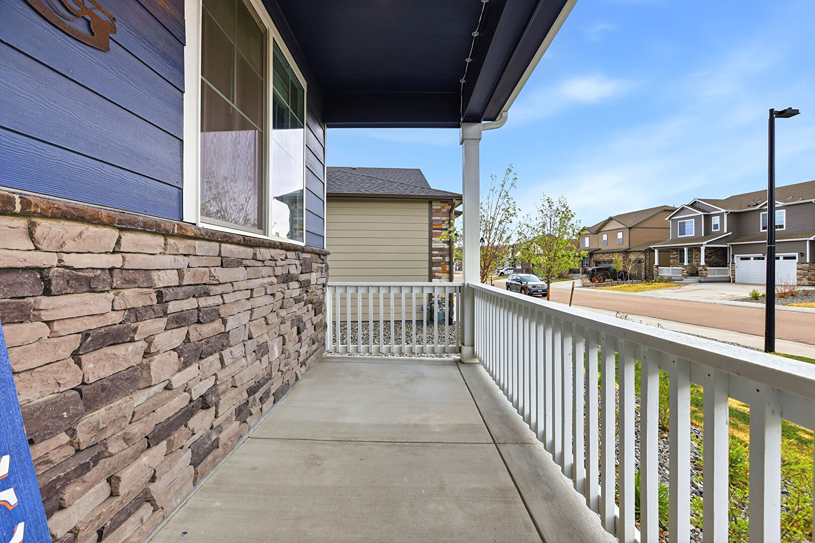 Balcony at 4851 Cattle Cross Road, Castle Rock, CO 80104, listed by Sarah Talcott