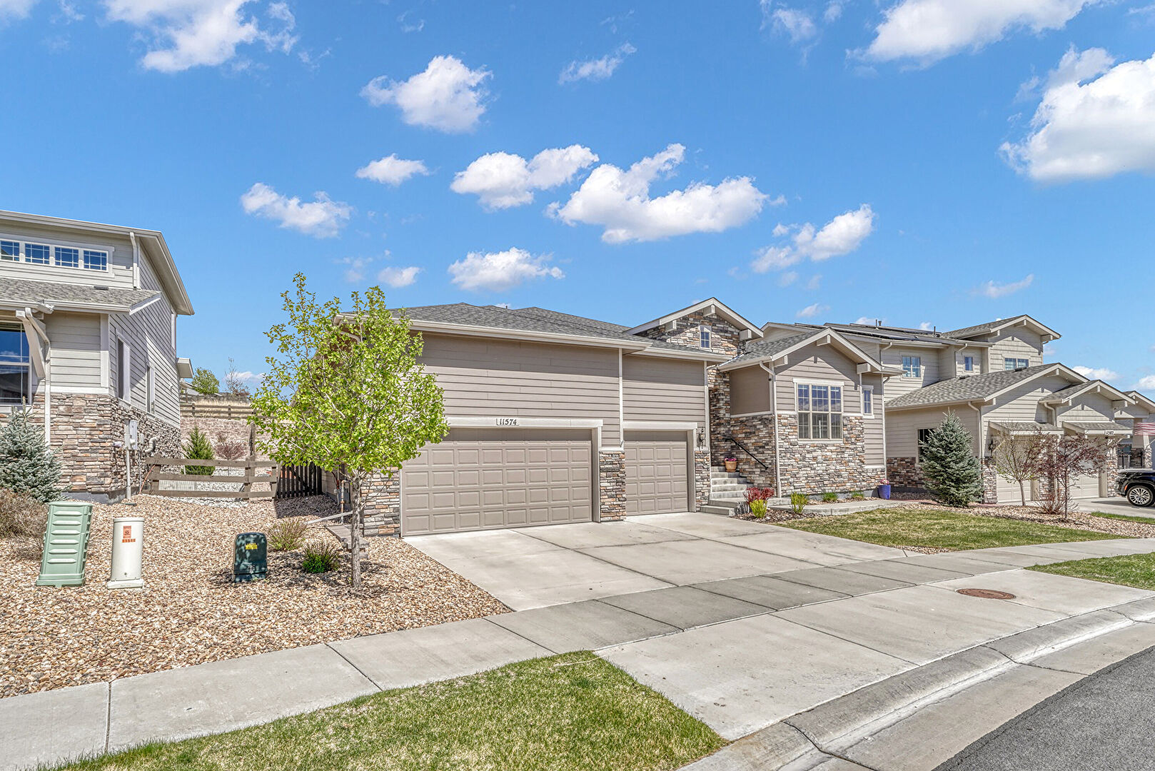 Front at 11574 Tyrolite Trail, Parker, CO 80138, listed by Amanda Maltos