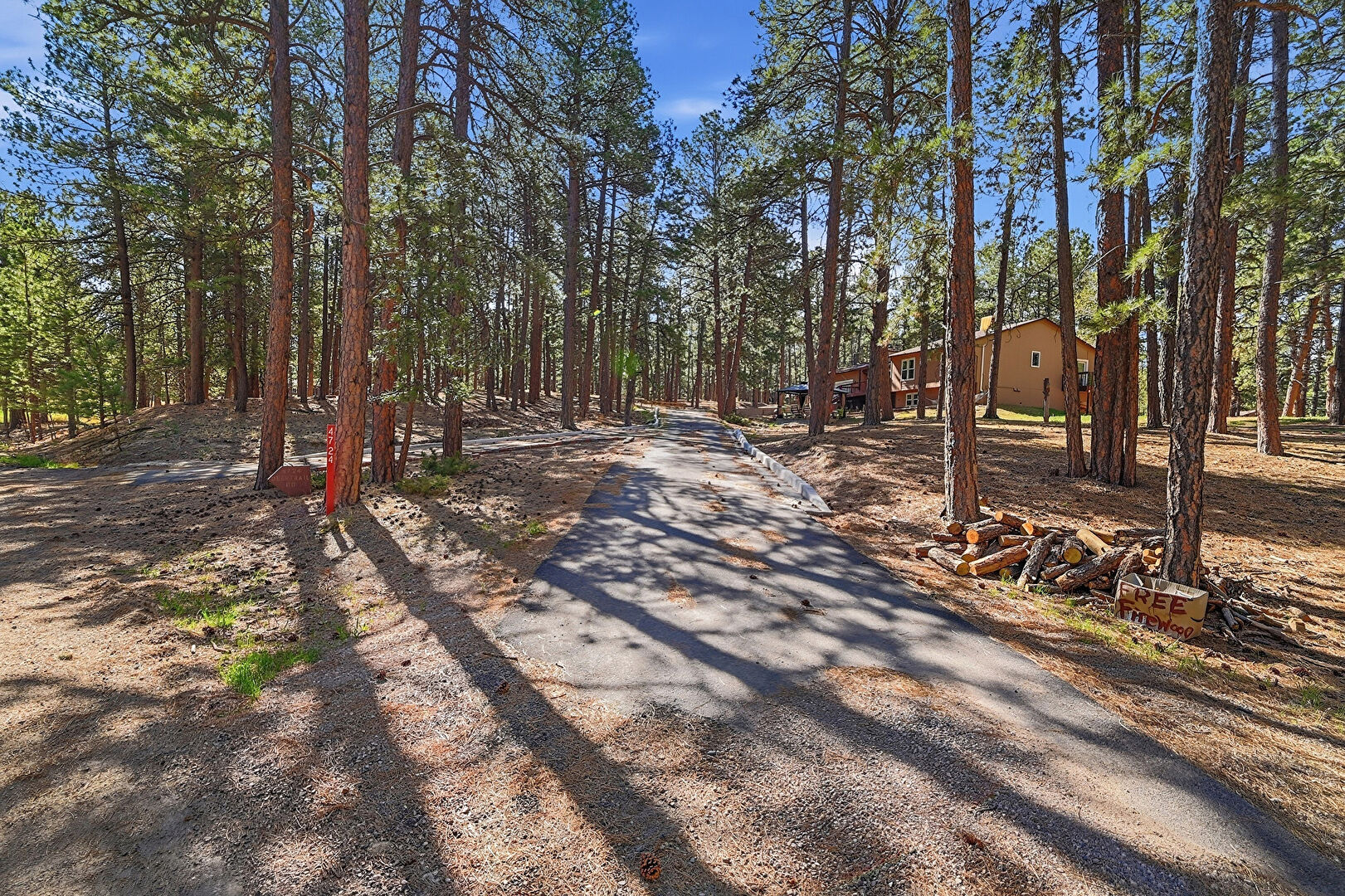 Driveway at 4724 Deer Trail, Elizabeth, CO 80107, listed by Andrew Livingston
