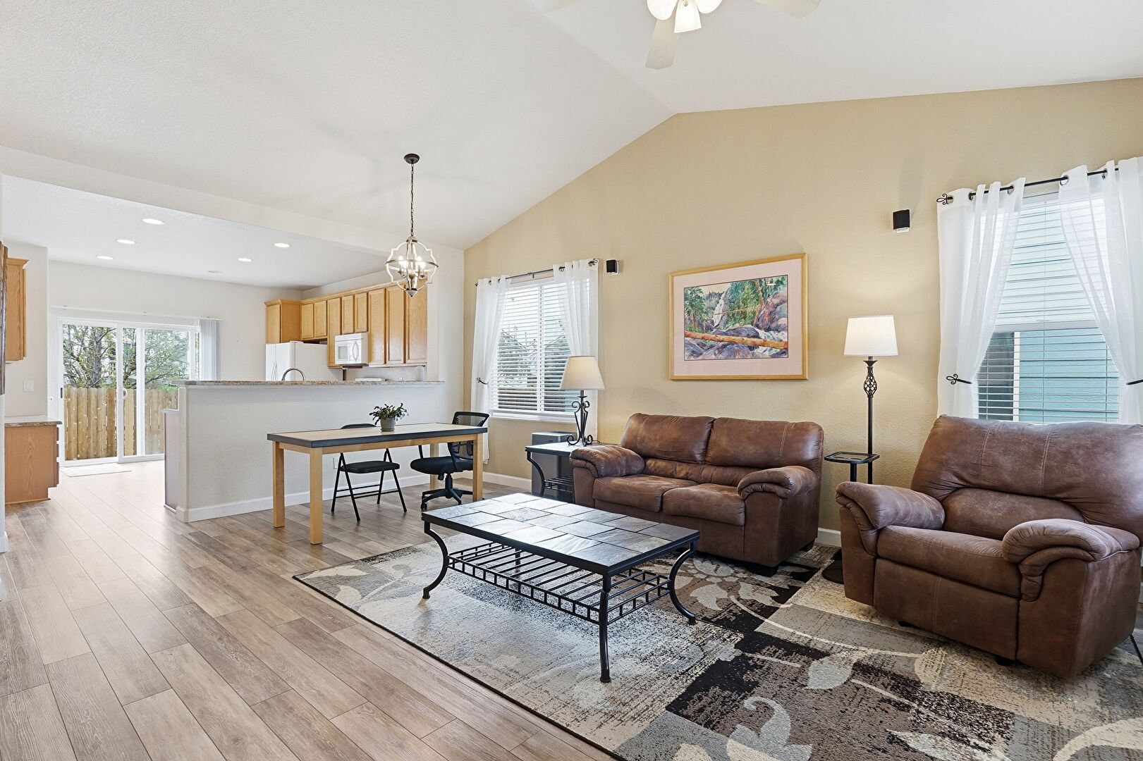 Living Room at 6642 Glowing Valley Drive, Colorado Springs, CO 80923, listed by Kristen White