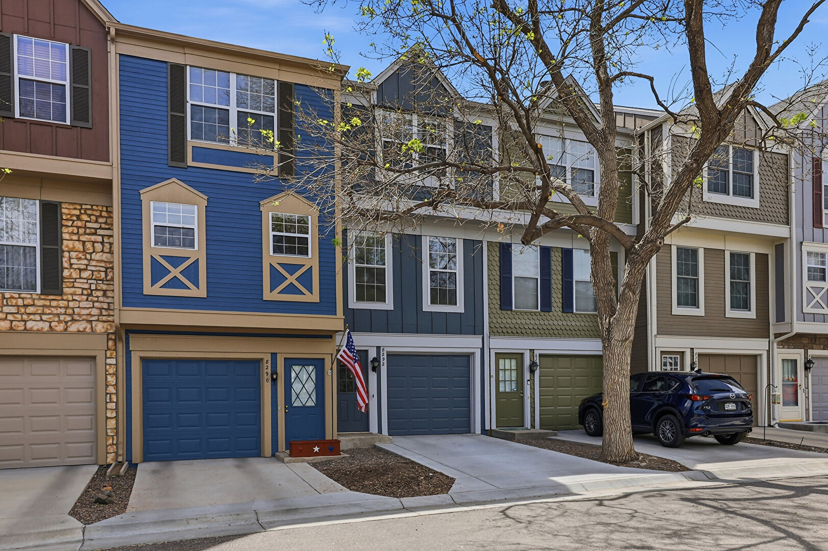 Front at 8292 South Fillmore Way, Centennial, CO 80122, listed by Taylor Haas