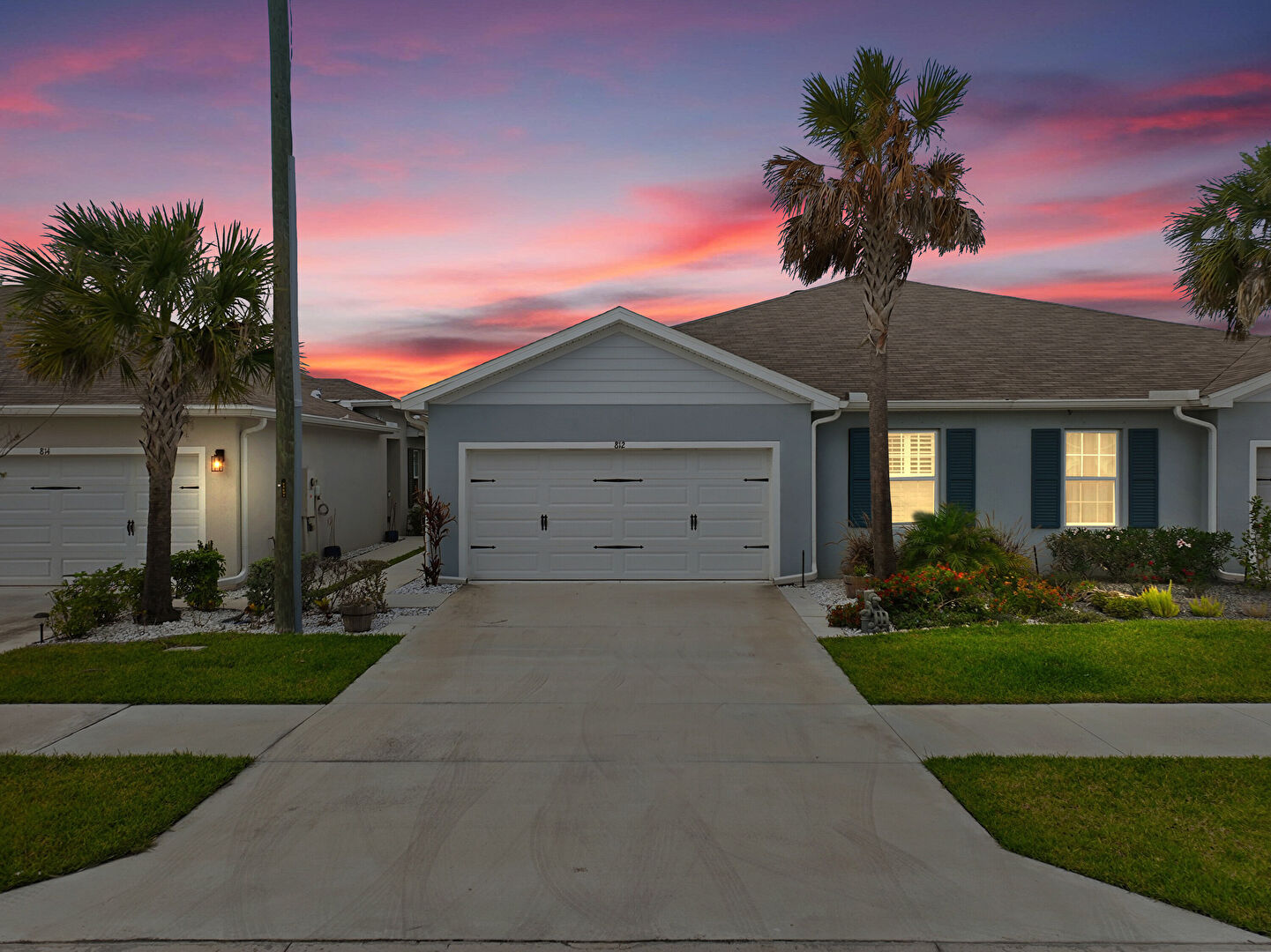 Front at 812 Persimmon Place, Fort Pierce, FL 34981, listed by Jason M Coley