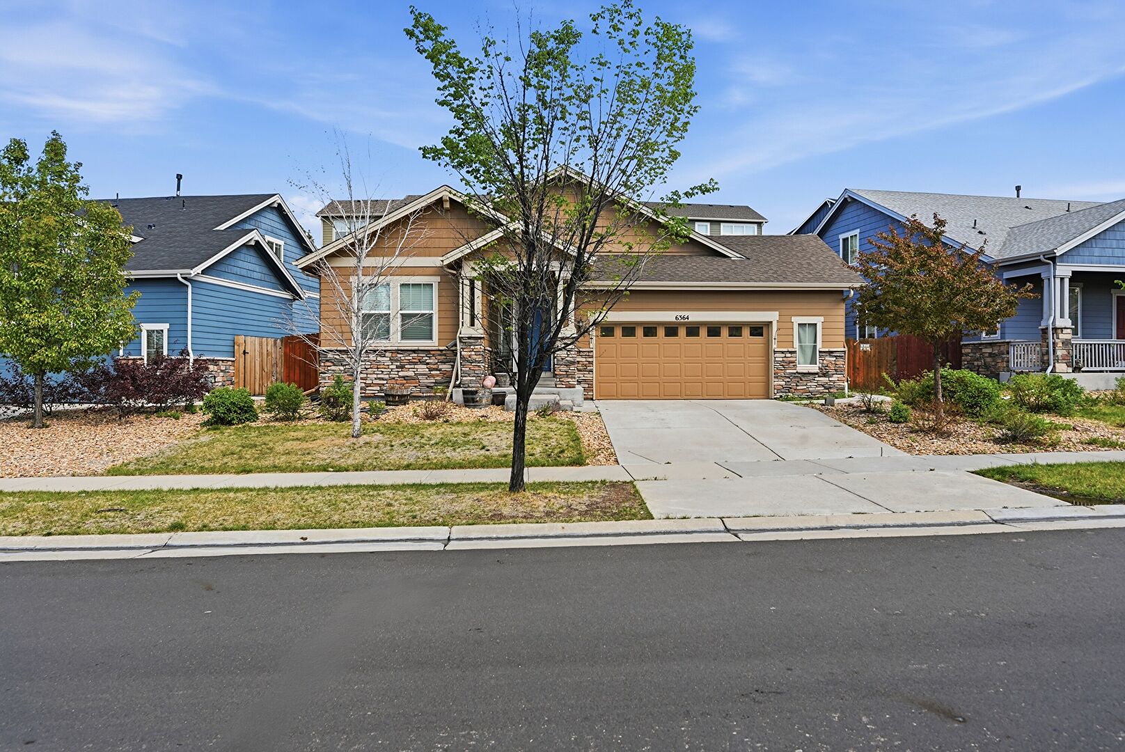 Front at 6364 South Harvest Street, Aurora, CO 80016, listed by Darrel Cates
