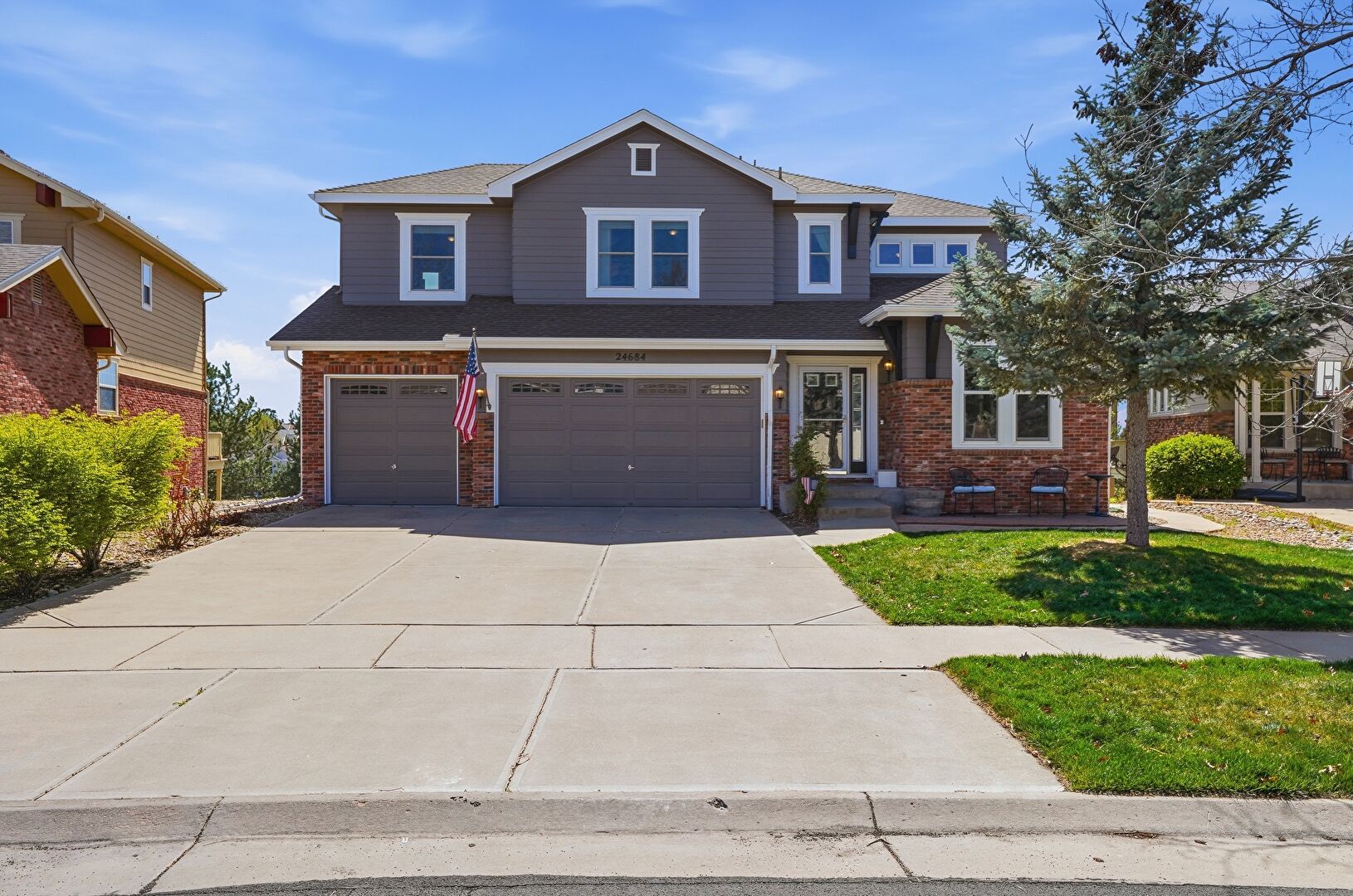 Front at 24684 East Quarto Place, Aurora, CO 80016, listed by Greg Livingston, MLS ID: 9133581