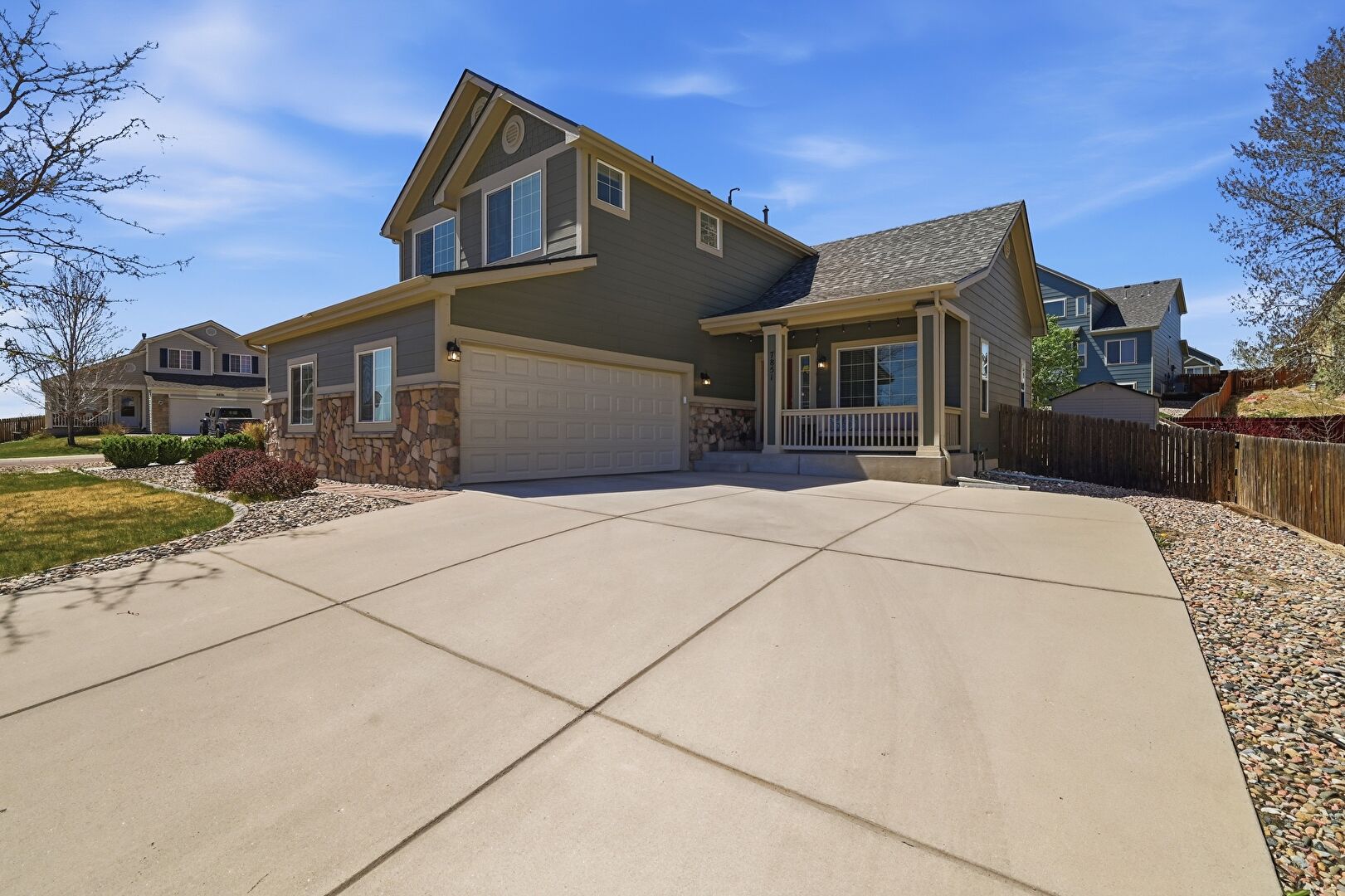 Front at 7851 Creekfront Drive, Fountain, CO 80817, listed by Vonnetta Johnson