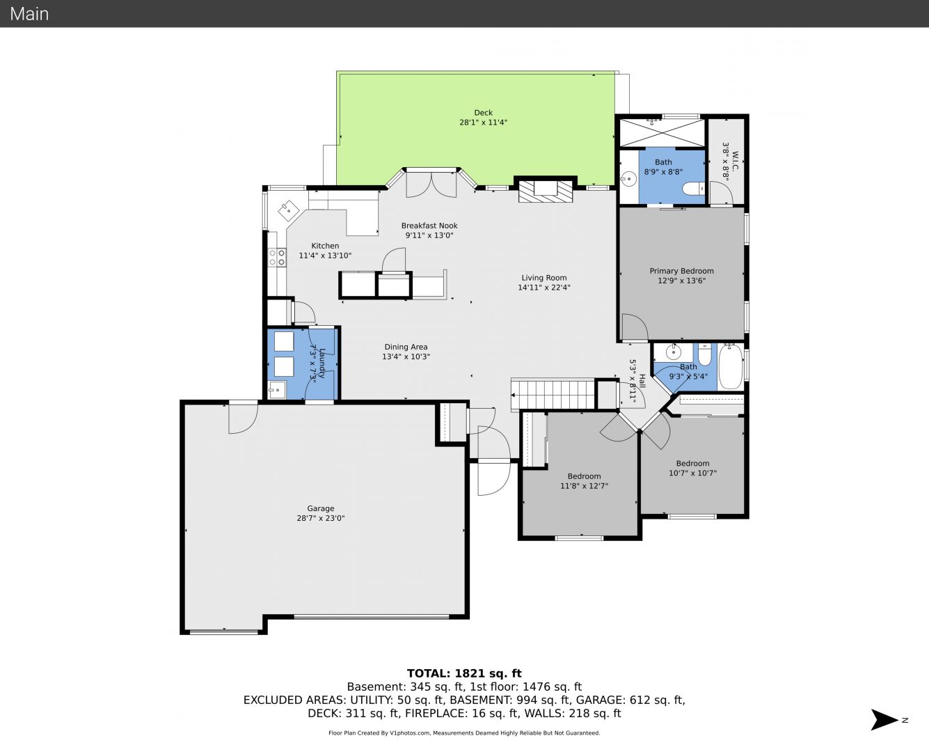 Floor Plan at 338 Hawthorne Avenue, Johnstown, CO 80534, listed by Brad Inhulsen