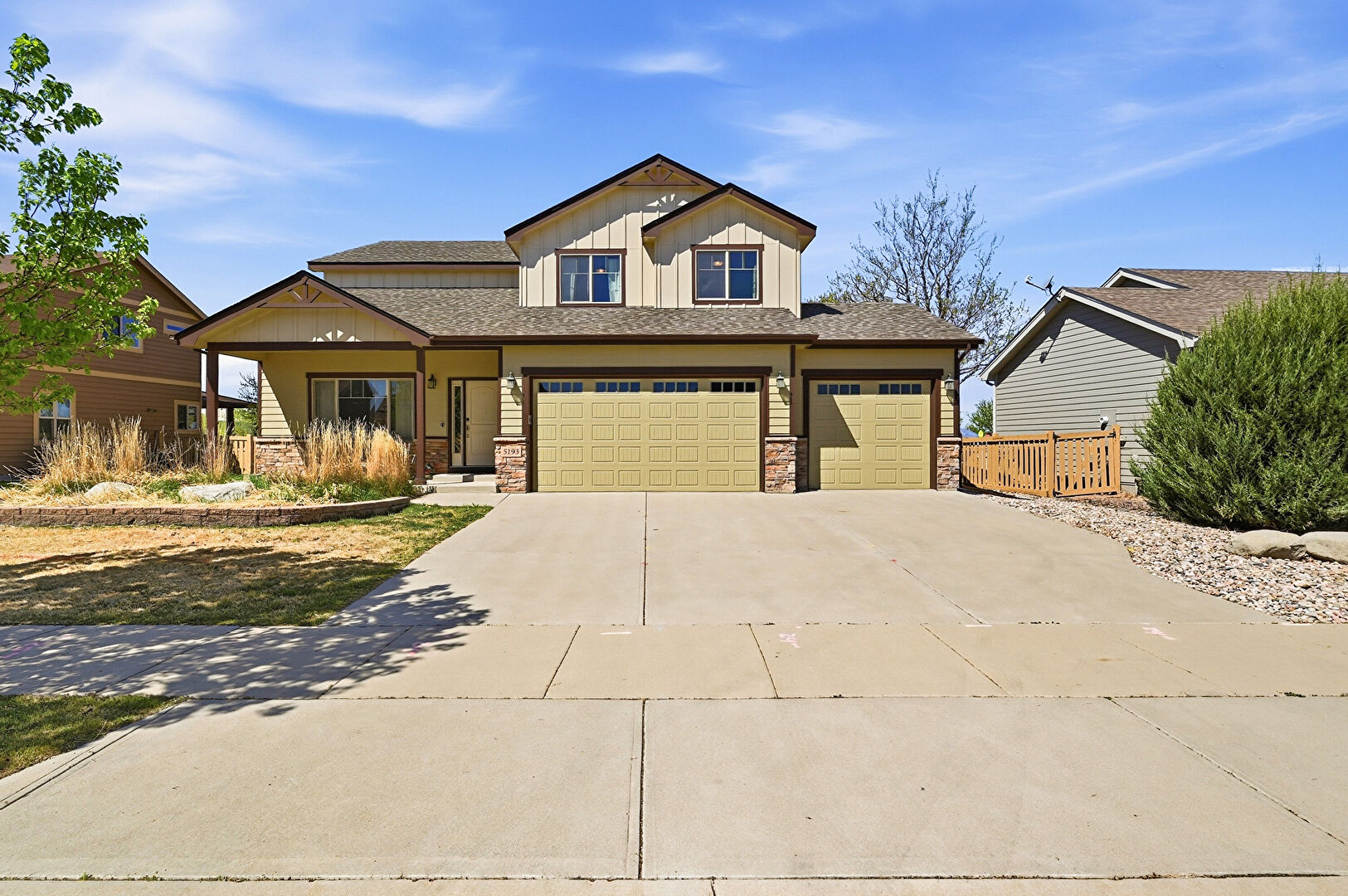 Front at 5193 Rock Hill, Timnath, CO 80547, listed by Richelle Antonio