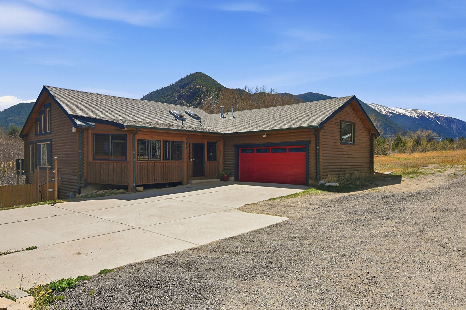 Front at 188 East Clear Creek Drive, Empire, CO 80438, listed by Linda Robertson