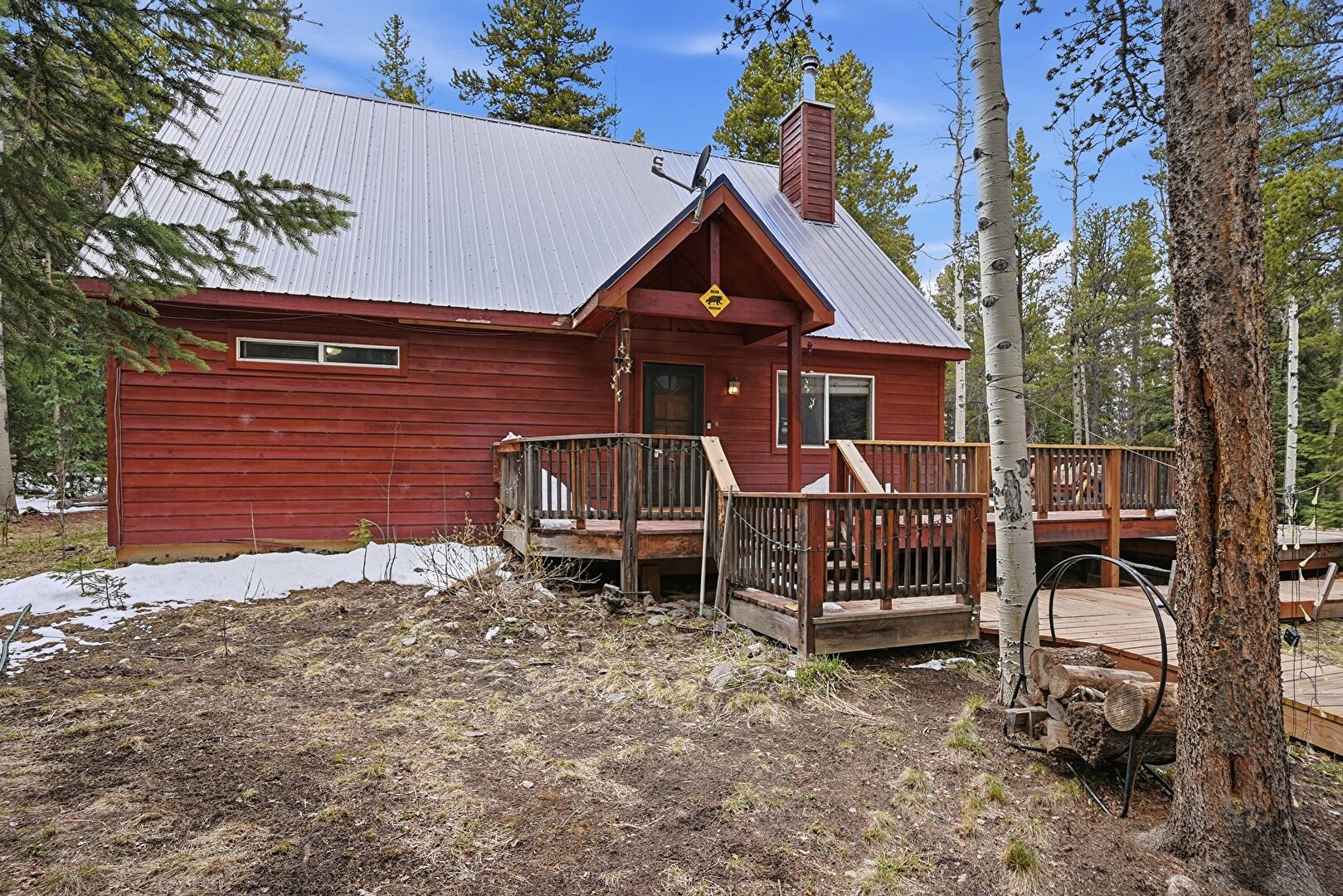 Front at 1419 Little Bear Creek Road, Idaho Springs, CO 80452, listed by Sandy Pennell