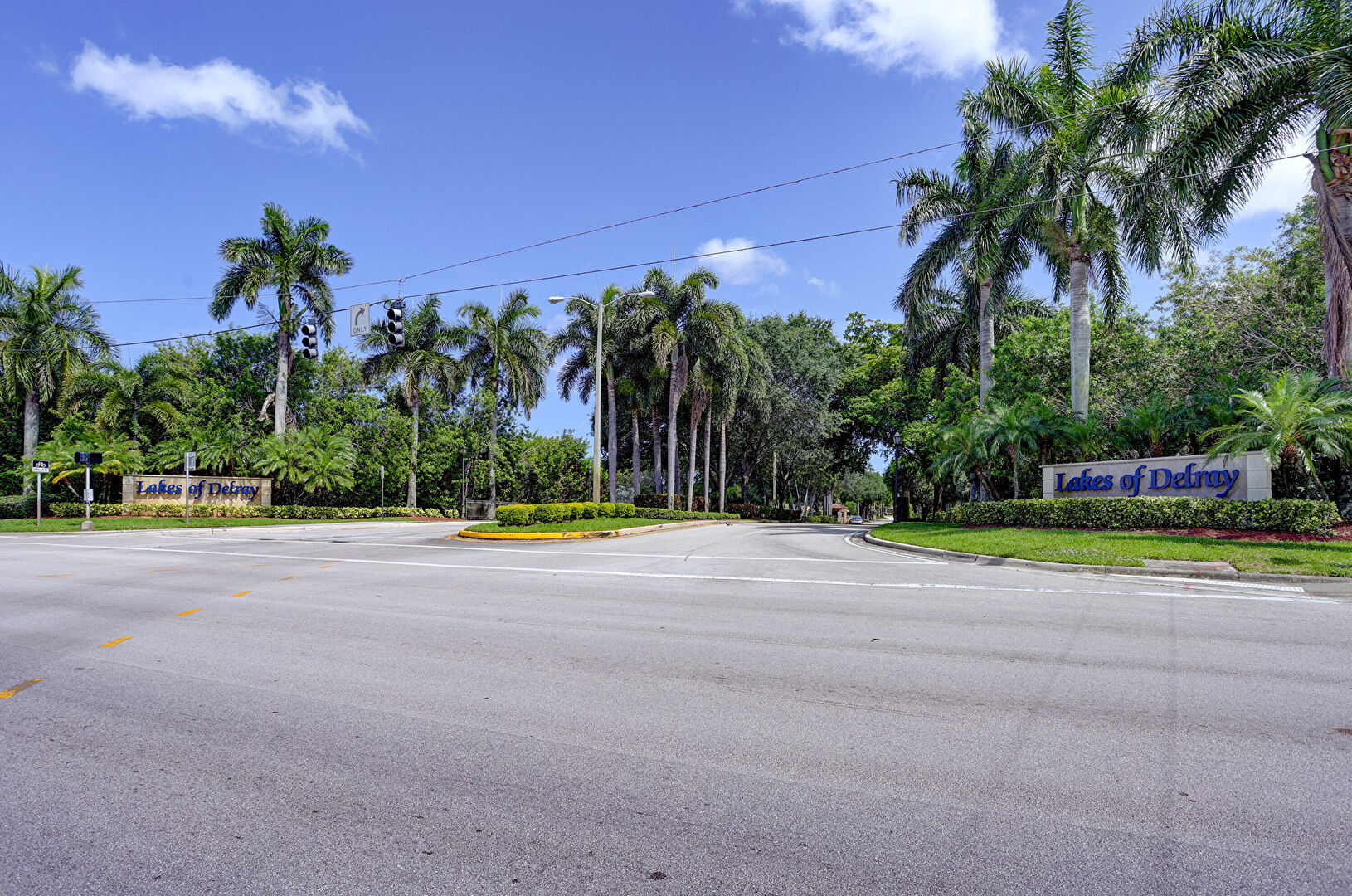 Community Sign at 15488 Lakes of Delray Boulevard, 15, Delray Beach, FL 33484, listed by Evan Helfman