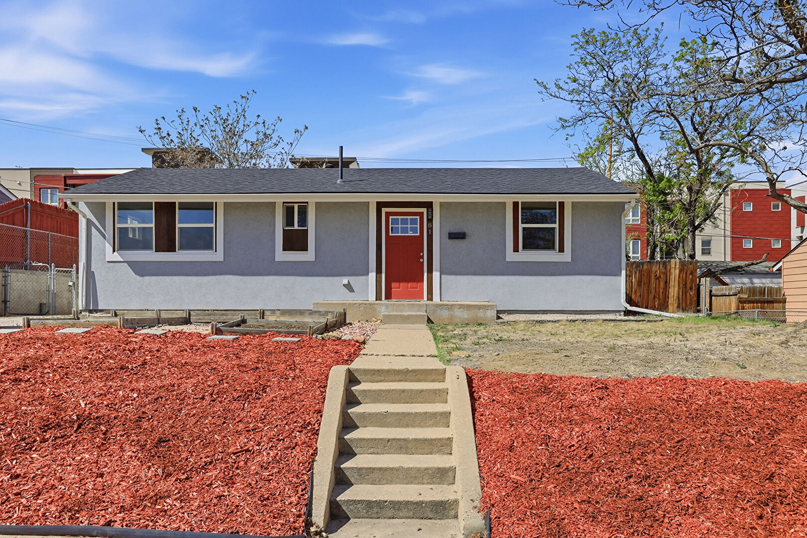 Front at 81 Bowie Court, Denver, CO 80221, listed by Karen Staggs, MLS ID: 8973093