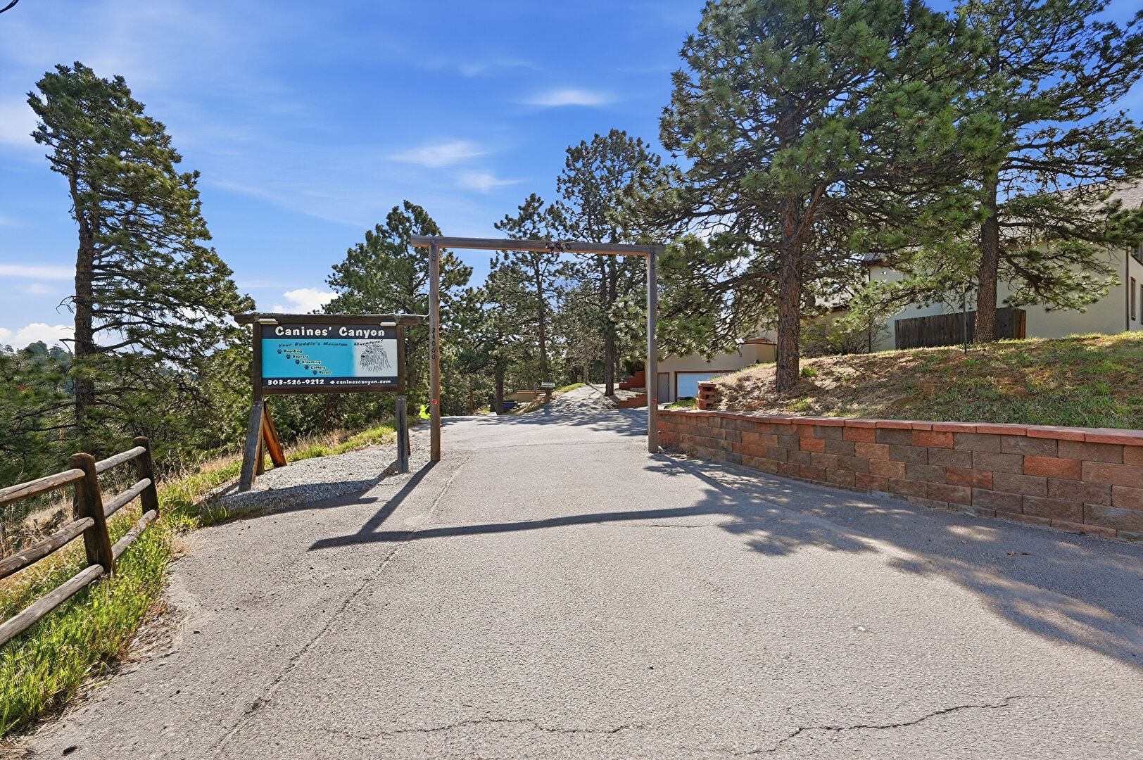 Entrance Driveway at 24060 U.S. 40, Golden, CO 80401, listed by Chandler Lee