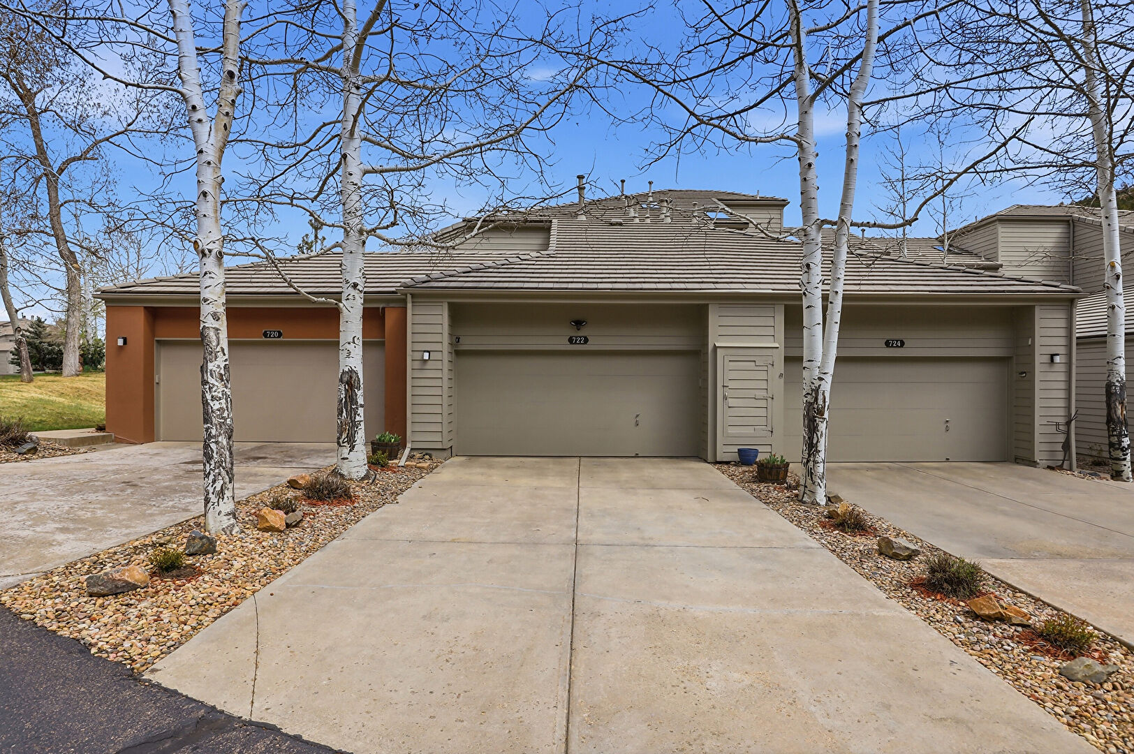Front at 722 Ridgeside Drive, Golden, CO 80401, listed by Julie Leins