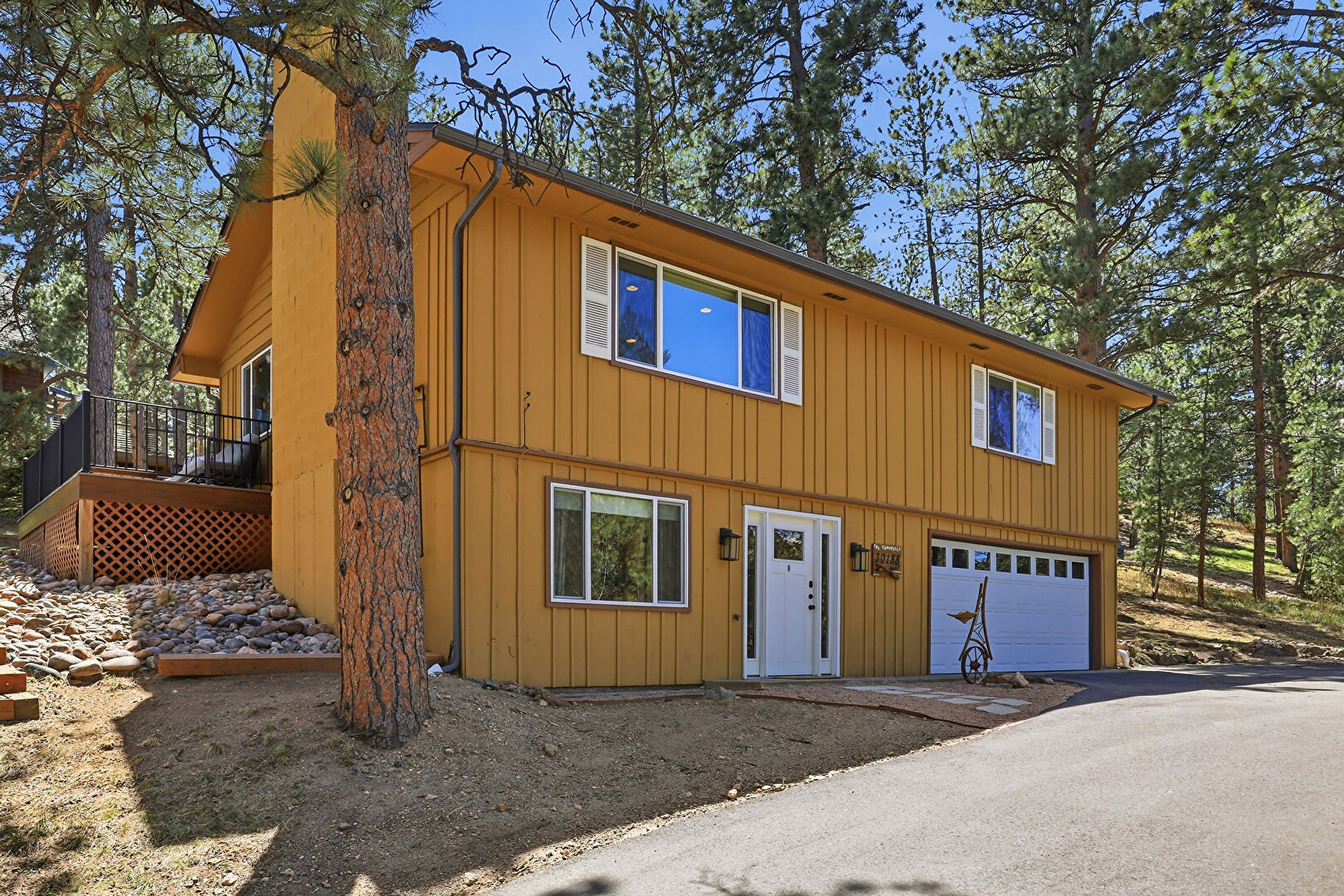 Front at 30188 Carriage Loop Drive, Evergreen, CO 80439, listed by Amy Campbell