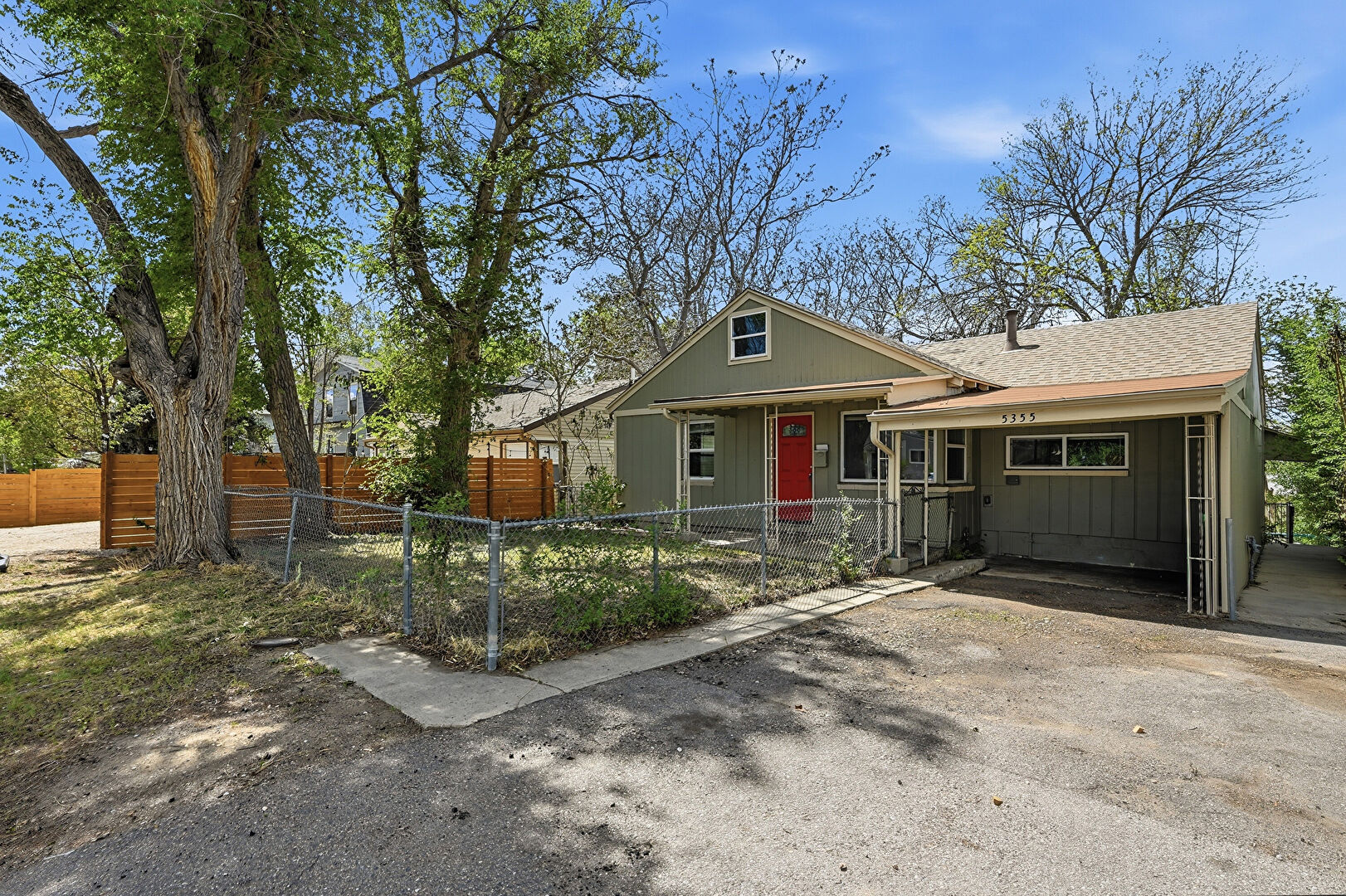 Front at 5355 Newton St, Denver, CO 80221, listed by Taylor Haas