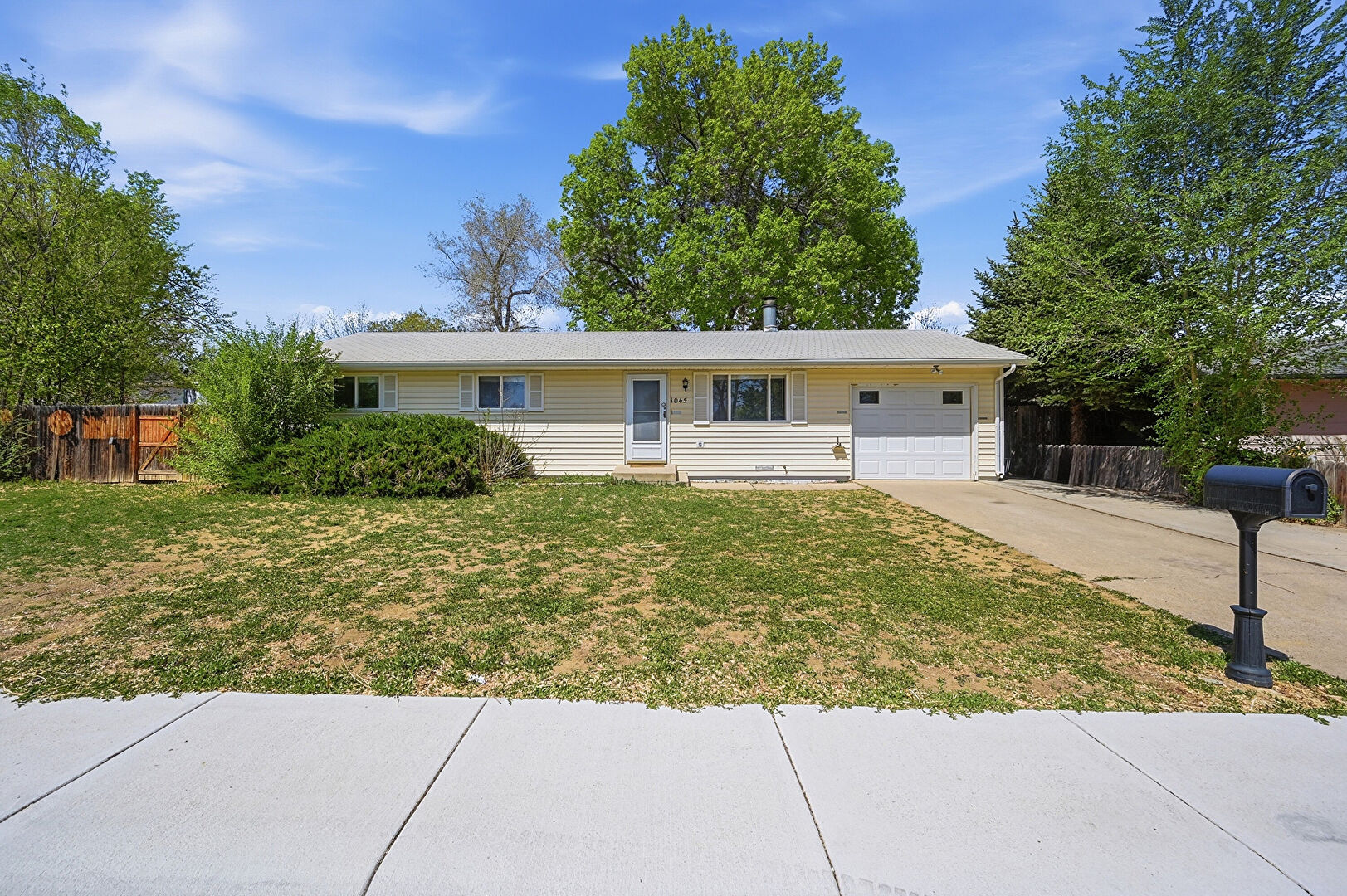 Front at 1045 7th Street Place, Berthoud, CO 80513, listed by Taylor Haas