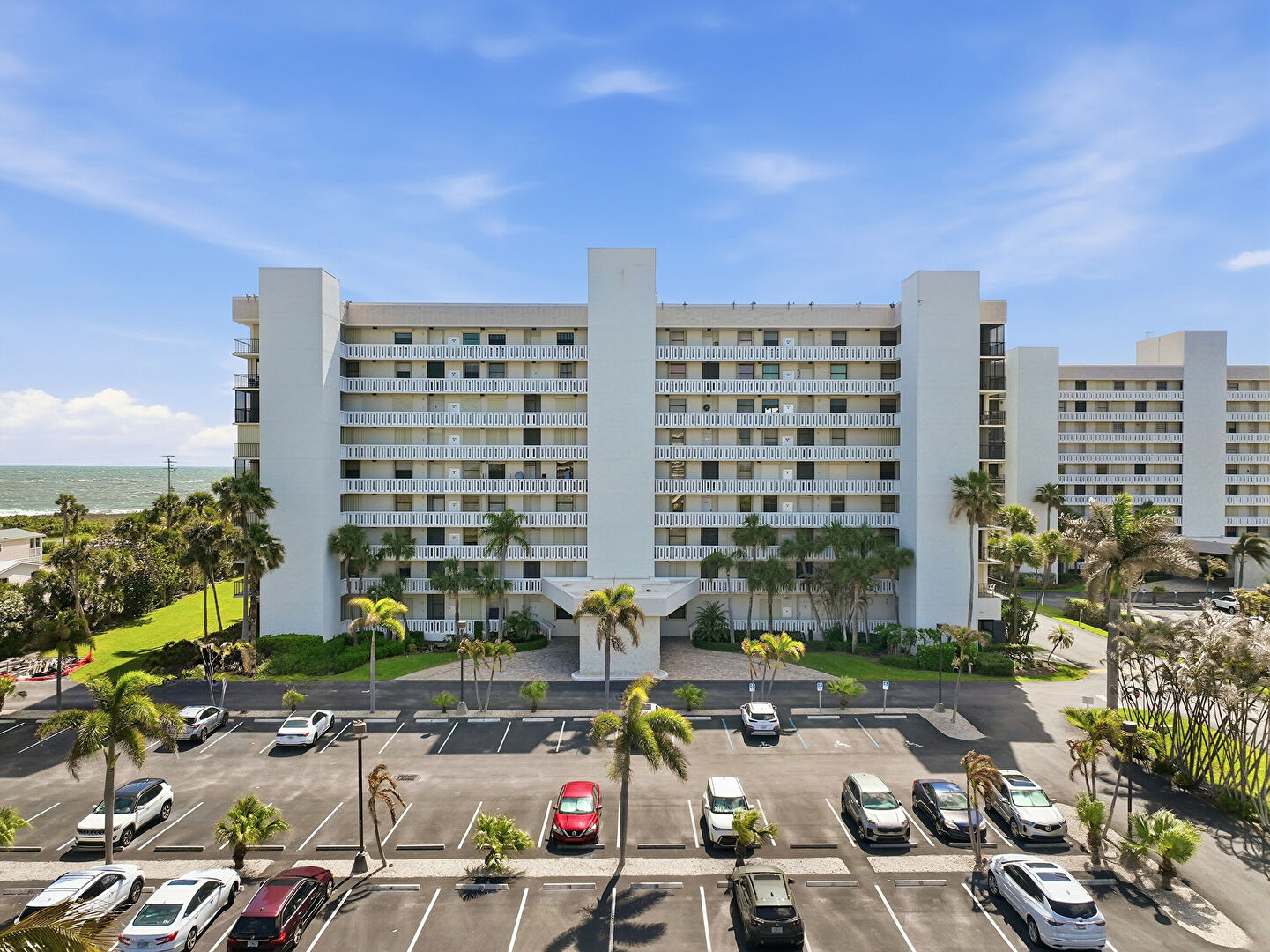 Aerial View at 5061 North Highway A1A, Unit 903, Fort Pierce, FL 34949, listed by Richele Sirak