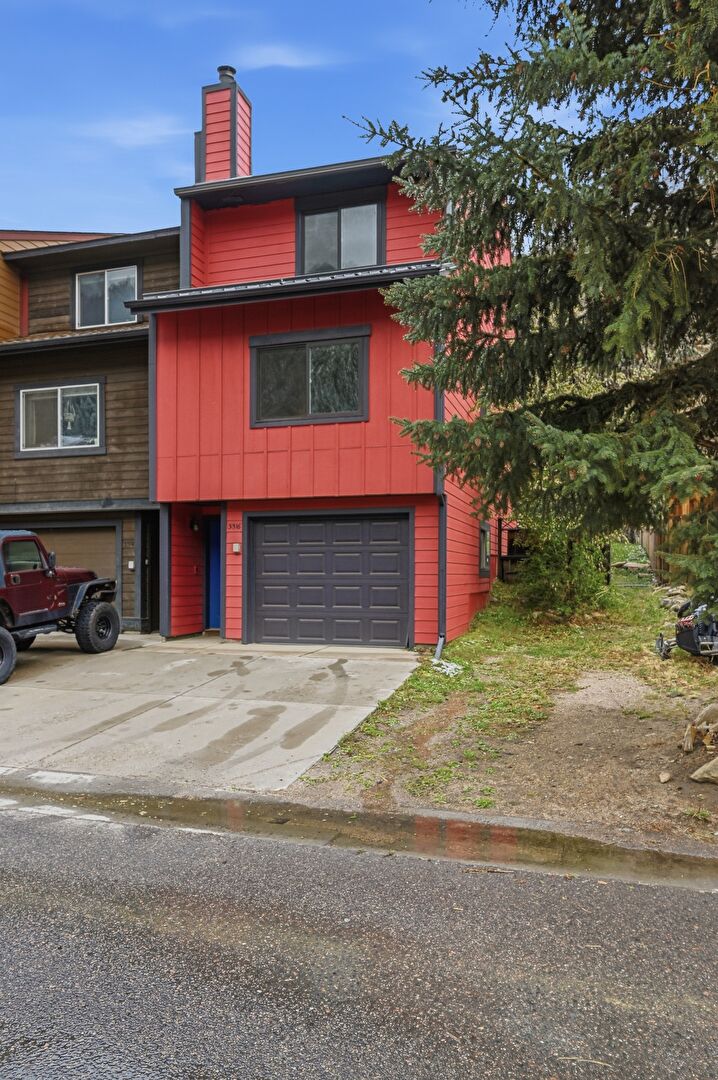 Front at 3316 Riverside Drive, Idaho Springs, CO 80452, listed by Sandra Bosworth