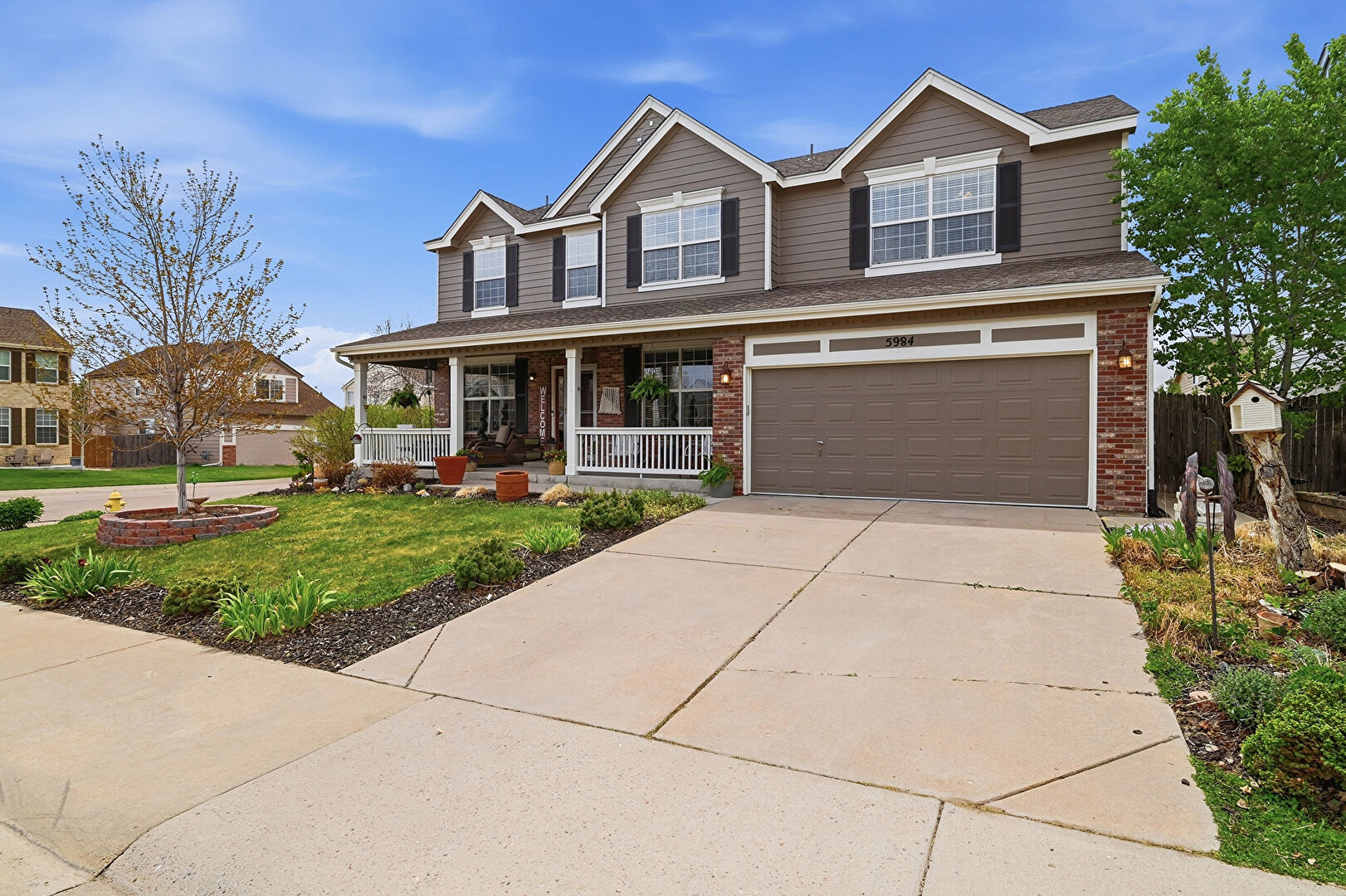 Front at 5984 East Monument Drive, Castle Rock, CO 80104, listed by Gwen Hamm