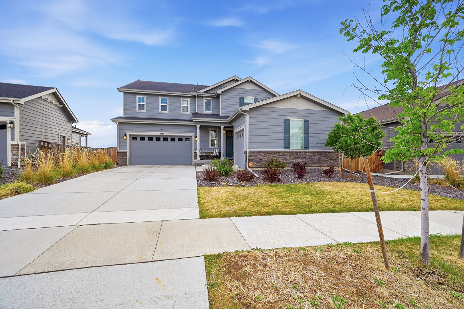 Front at 3309 Bluestem Street, Dacono, CO 80514, listed by Marla Cody