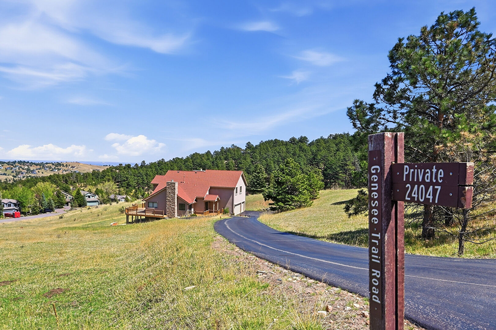 View at 24047 Genesee Trail Road, Golden, CO 80401, listed by Colleen Simpson