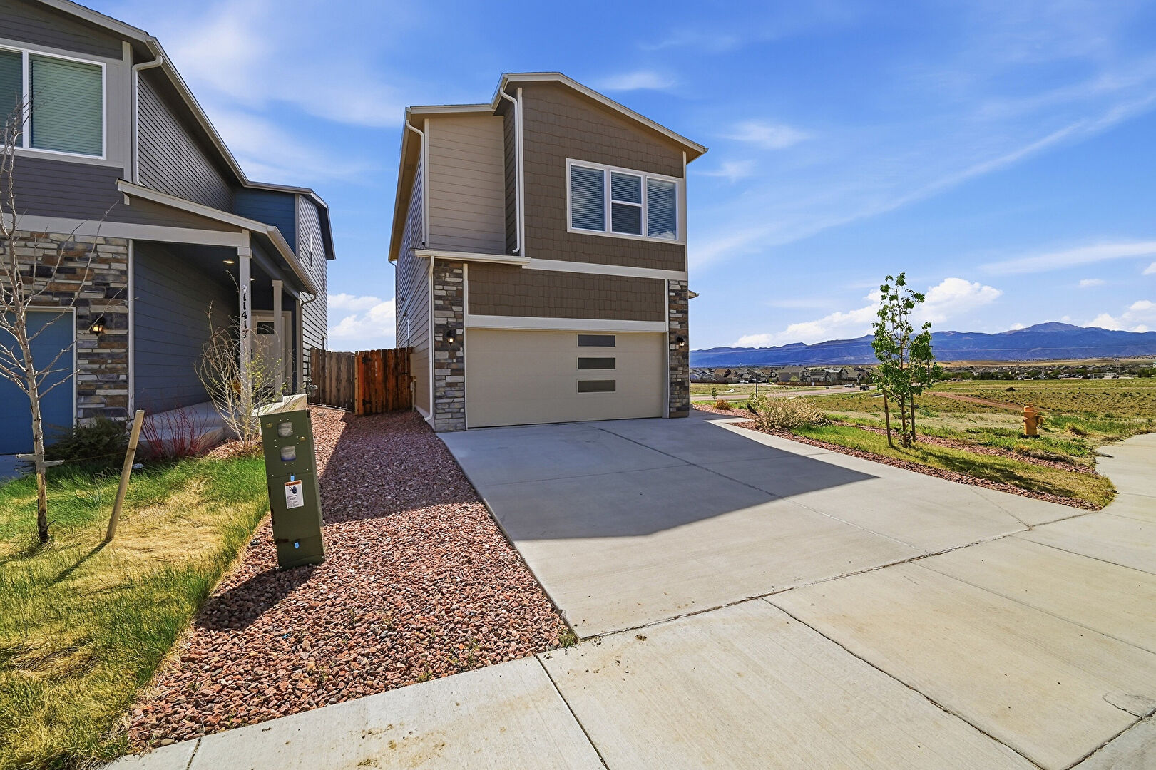 Front at 11411 Piping Plover Place, Colorado Springs, CO 80925, listed by Taylor Haas