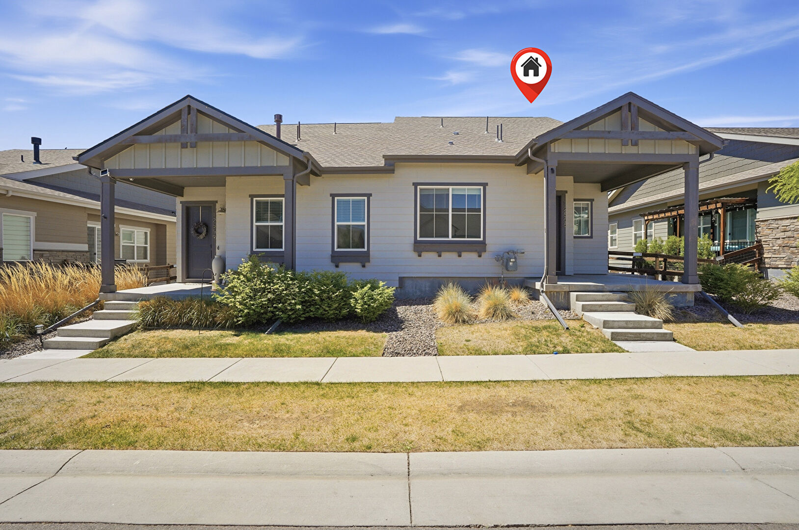 Front at 12565 Lake Terrace Lane, Firestone, CO 80504, listed by Amanda Lam