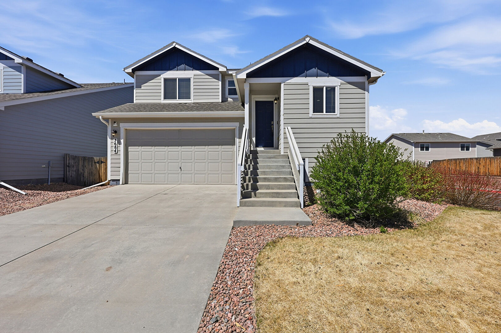 Front at 7684 Cruzer Heights, Peyton, CO 80831, listed by Taylor Haas