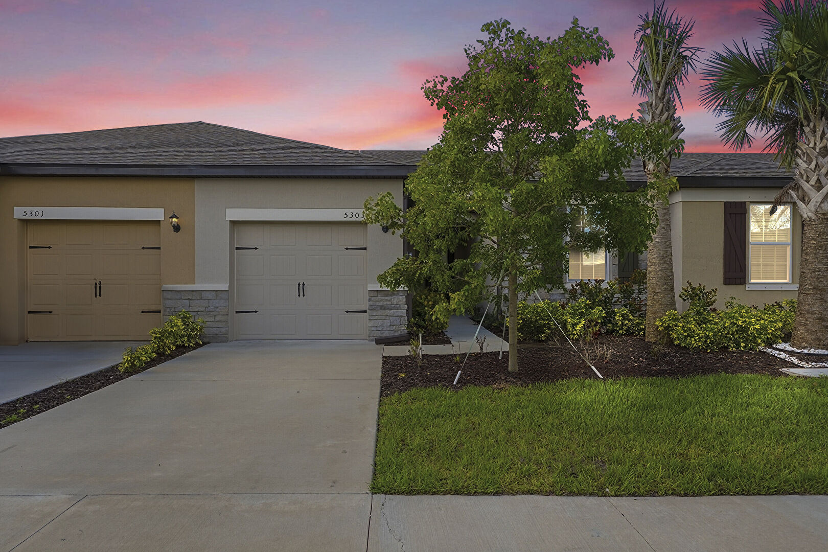 Front at 5303 Gladness Court, Fort Pierce, FL 34947, listed by Jason M Coley
